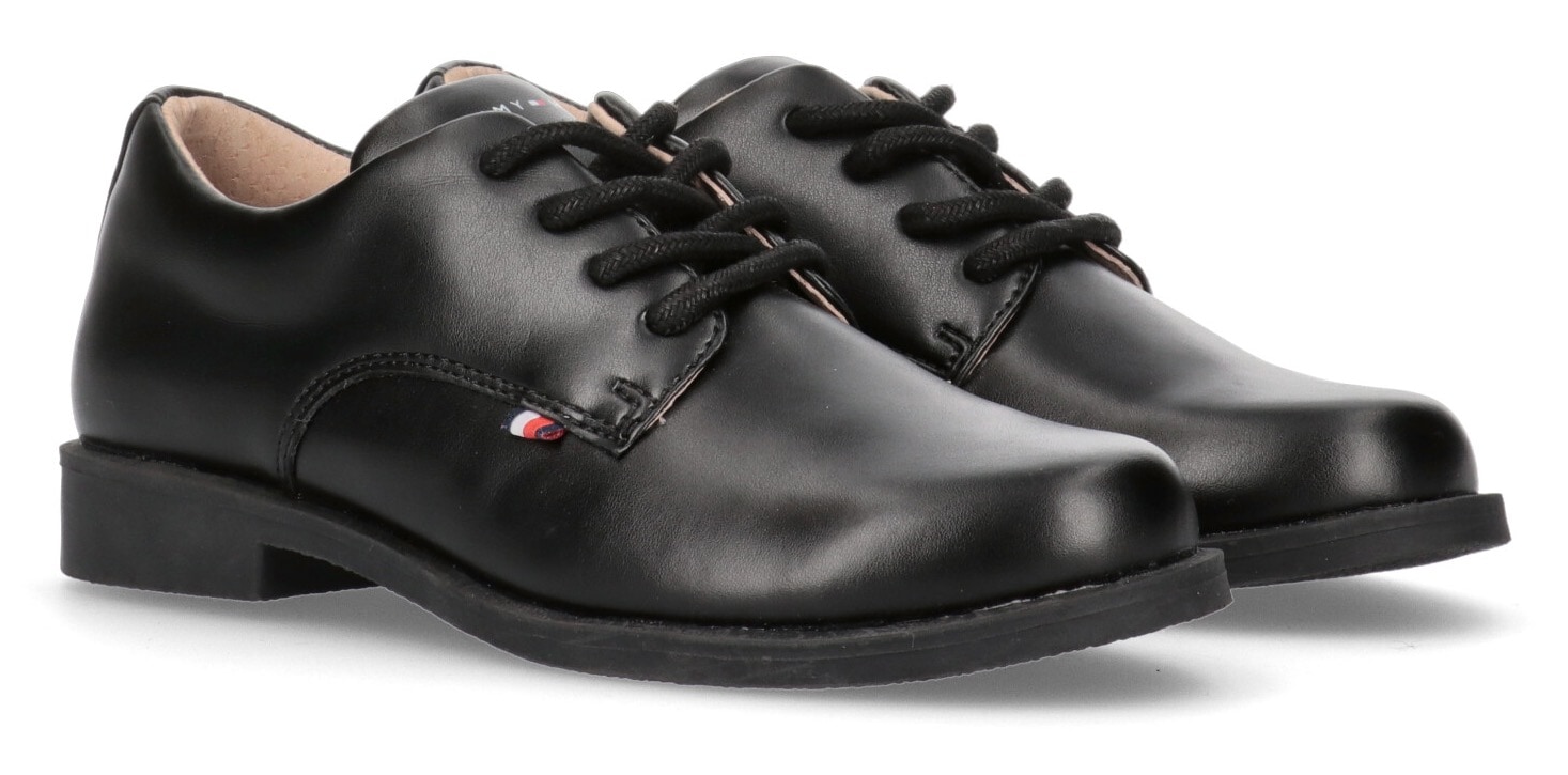 Tommy Hilfiger Schnürschuh »LOW CUT«, Konfirmationsschuh, Kommunionsschuh, Anzugschuh mit Lederfutter