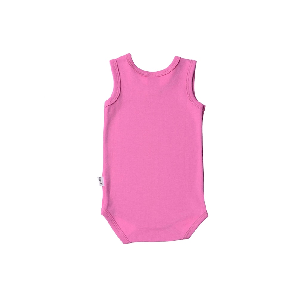 Kindermode Babykleidung Jungen Liliput Body, (2 tlg.), mit praktischen Druckknöpfen braun-pink