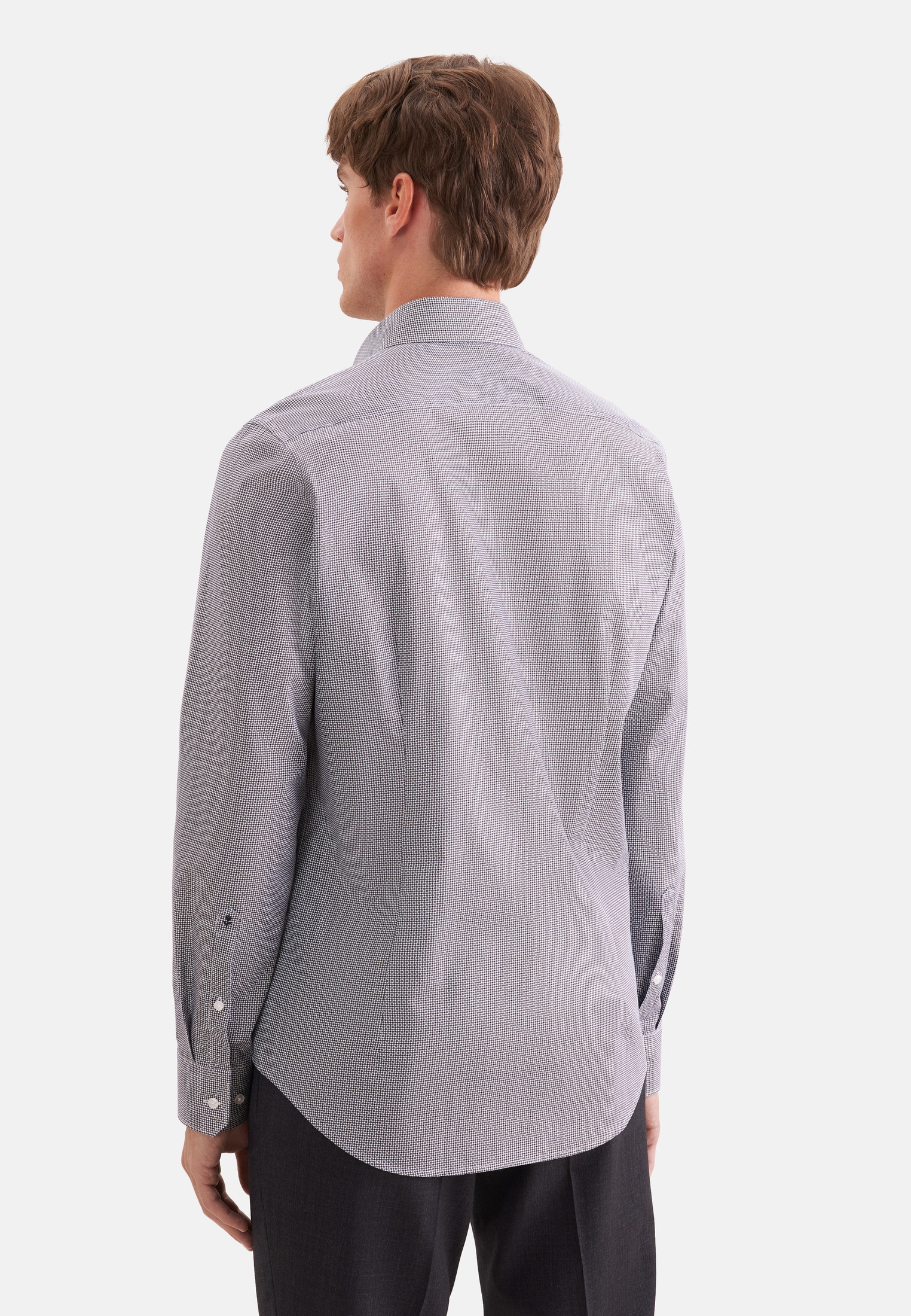 seidensticker Businesshemd »Schwarze Rose« Slim 1/1 Kentkragen Druck