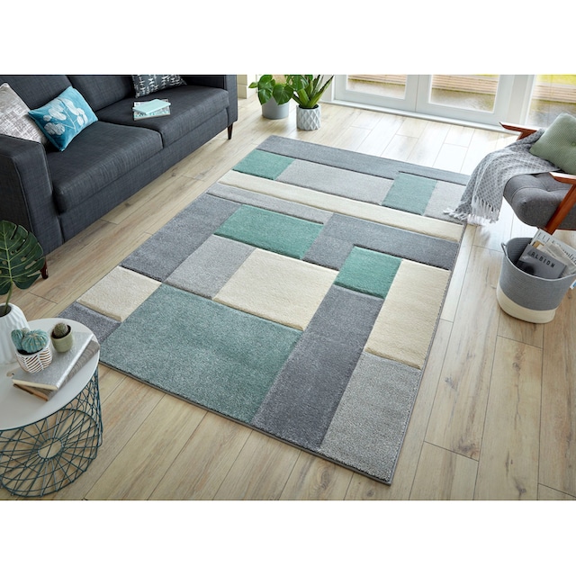 FLAIR RUGS Teppich »Cosmos«, rechteckig, Patchwork Design, mehrfarbig, mit  Hoch-Tief-Effekt bestellen | BAUR
