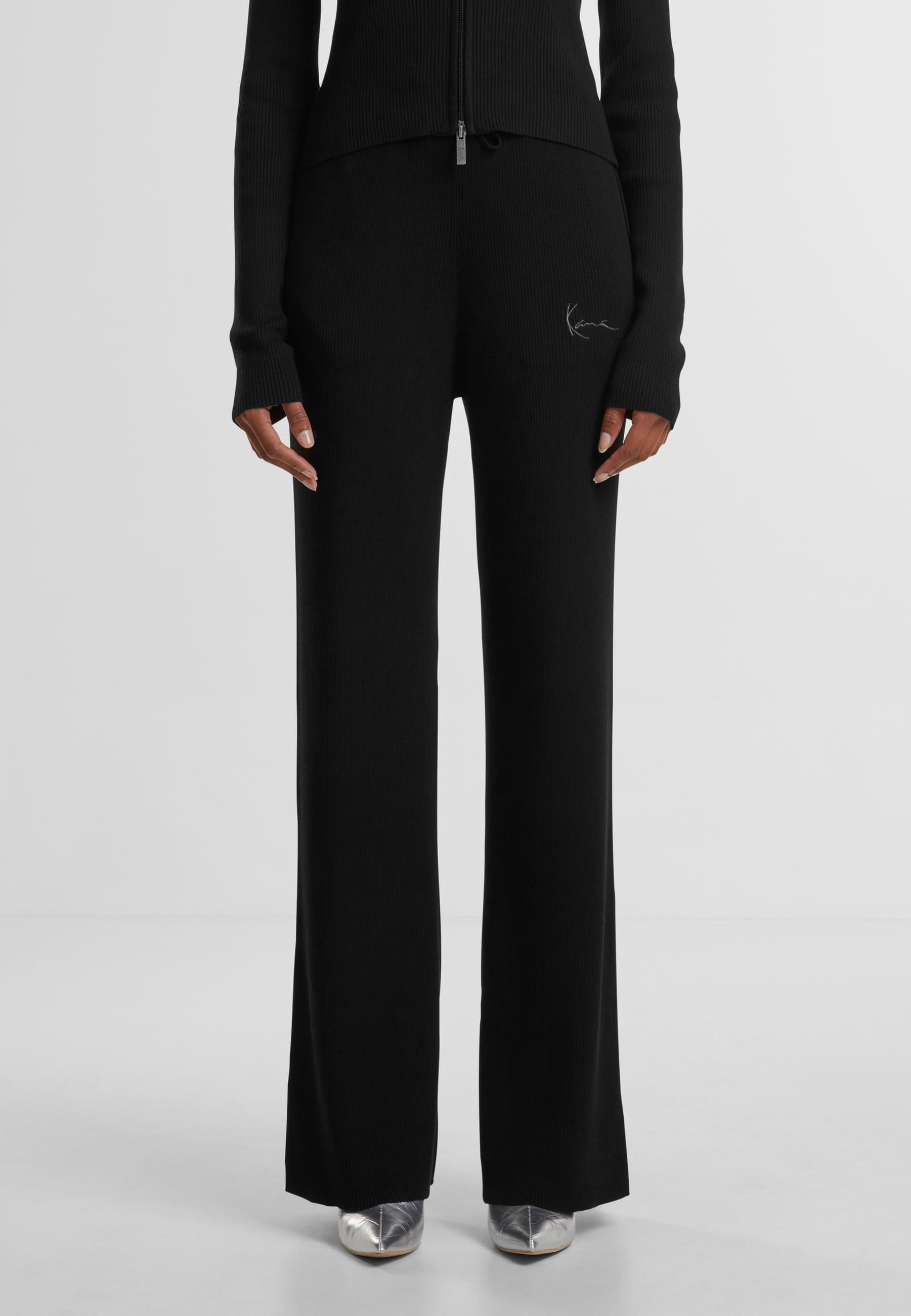 Karl Kani Jogginghose »Karl Kani Karl Kani Small Signature Knit Wide Leg Pants«, (1 tlg.)