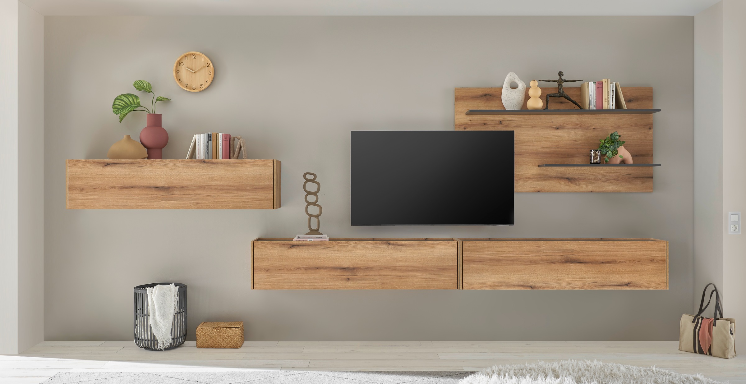 Home affaire Wohnwand "City/Giron, moderne Anbauwand, Komplettset in vielen günstig online kaufen