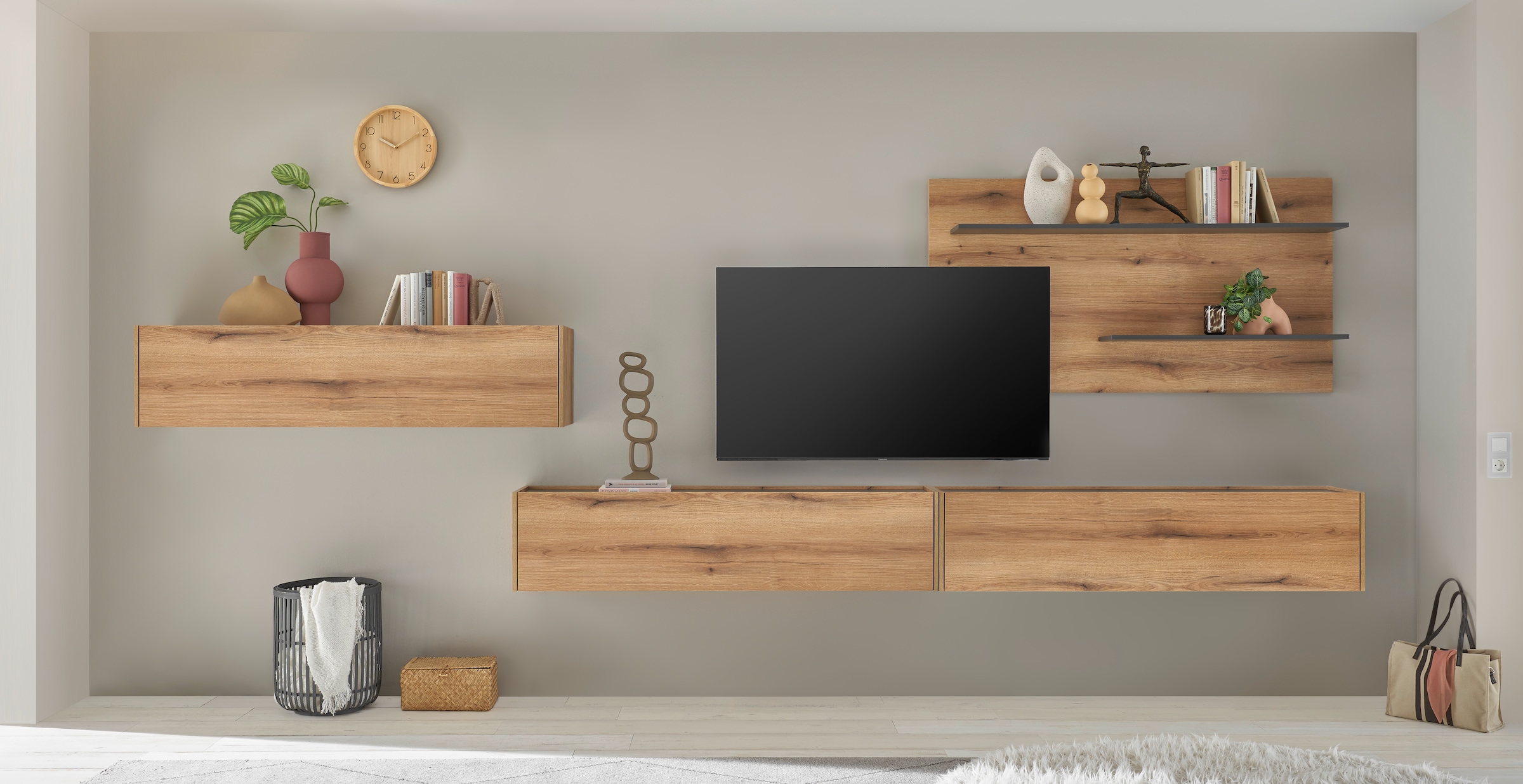 INOSIGN Wohnwand "City/Giron, moderne Anbauwand, Komplettset in vielen Farb günstig online kaufen