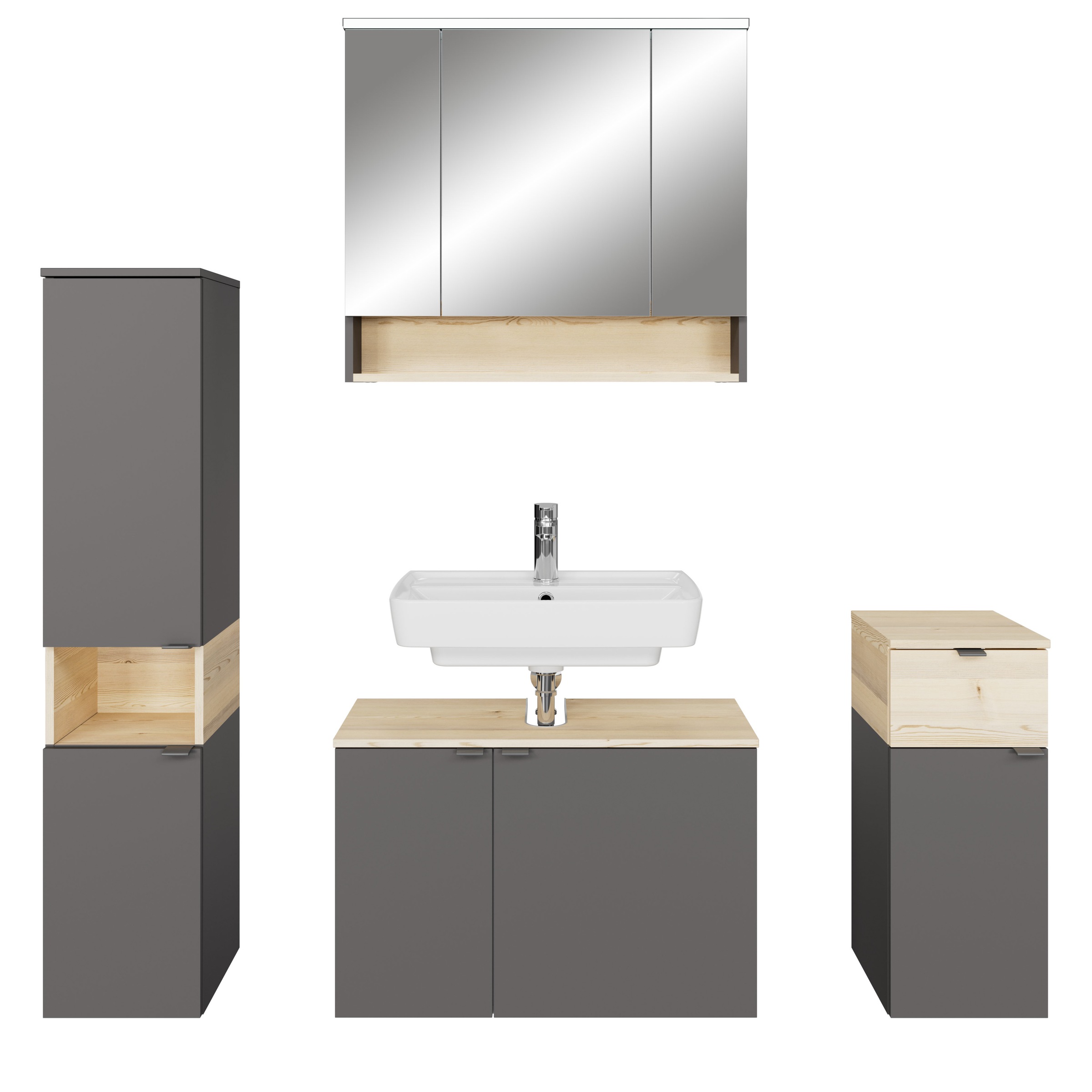 Saphir Badmöbel-Set "Quickset 394" Komplett-Set, 4 Stk. tlg. günstig online kaufen