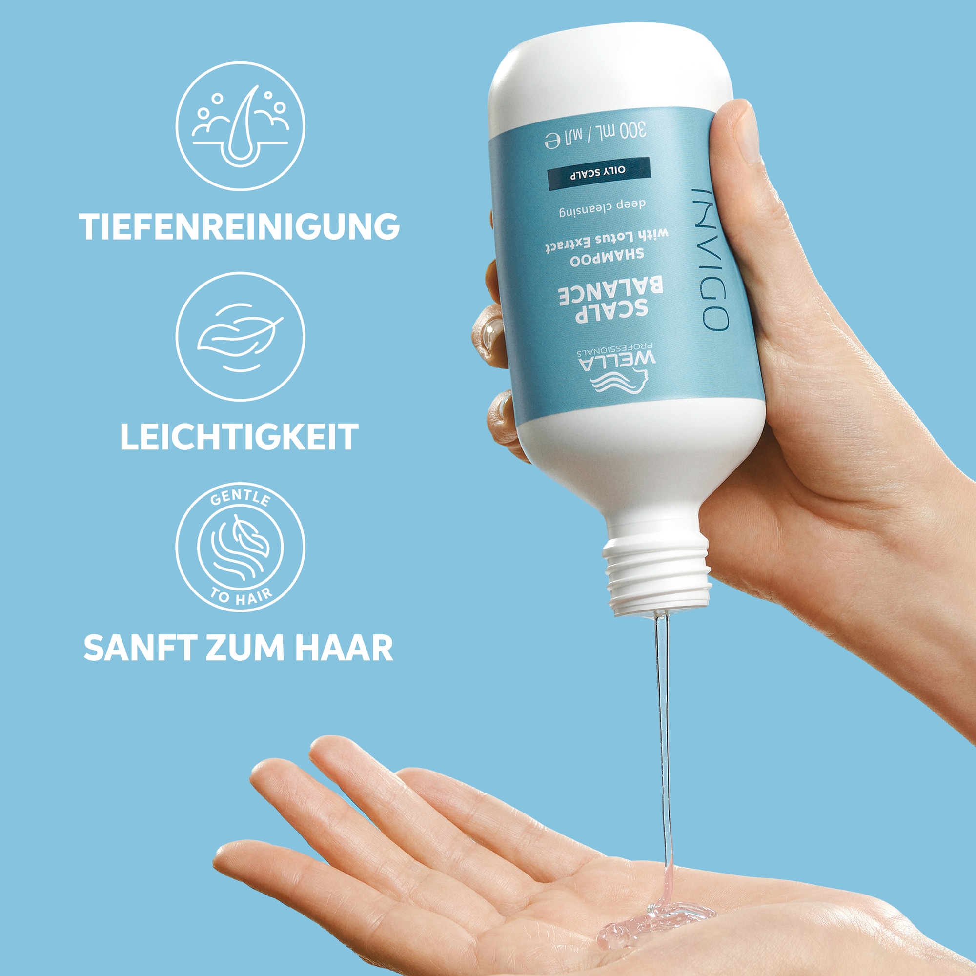 Wella Professionals Haarshampoo »Scalp Balance Shampoo (Oily-Scalp)« pflegend, hilft bei öliger Kopfhaut