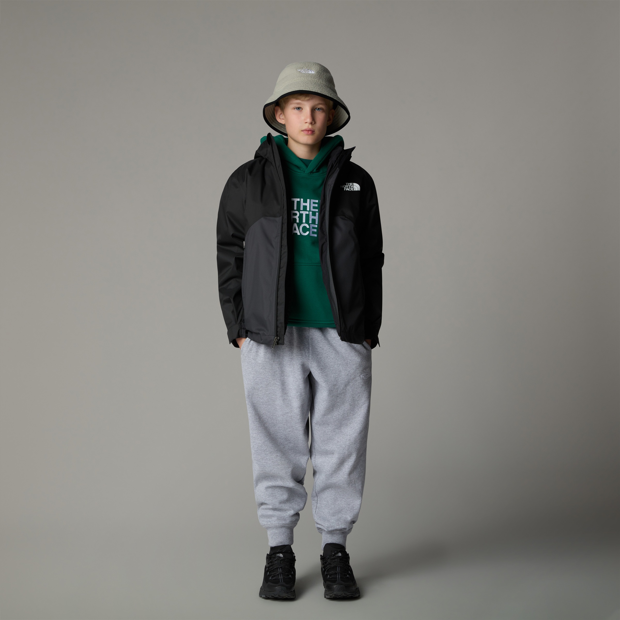Thumbnail - The North Face Winterjacke, mit Kapuze, 3-in-1, synthetisch isoliert, wetterfest – Übergangsjacke