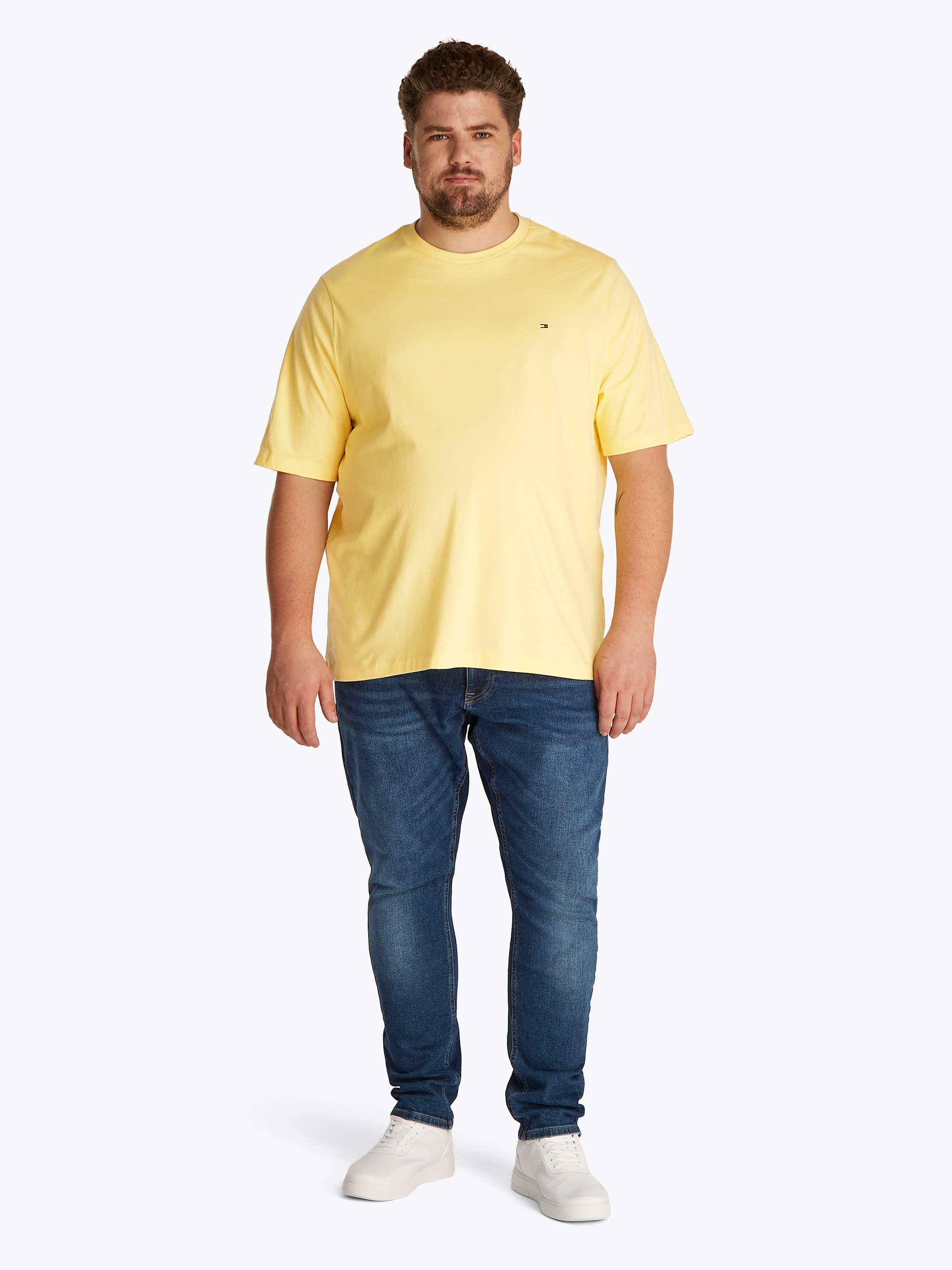 Tommy Hilfiger Big & Tall T-Shirt »BT-ESSENTIAL REG FIT SOLID TEE-B«, Große Größen