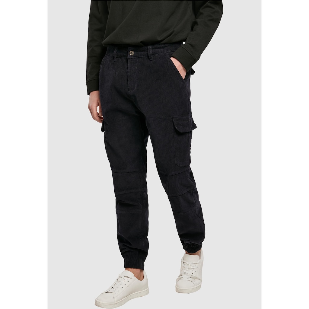 URBAN CLASSICS Jogginghose »Herren Corduroy Cargo Jogging Pants«, (1 tlg.)