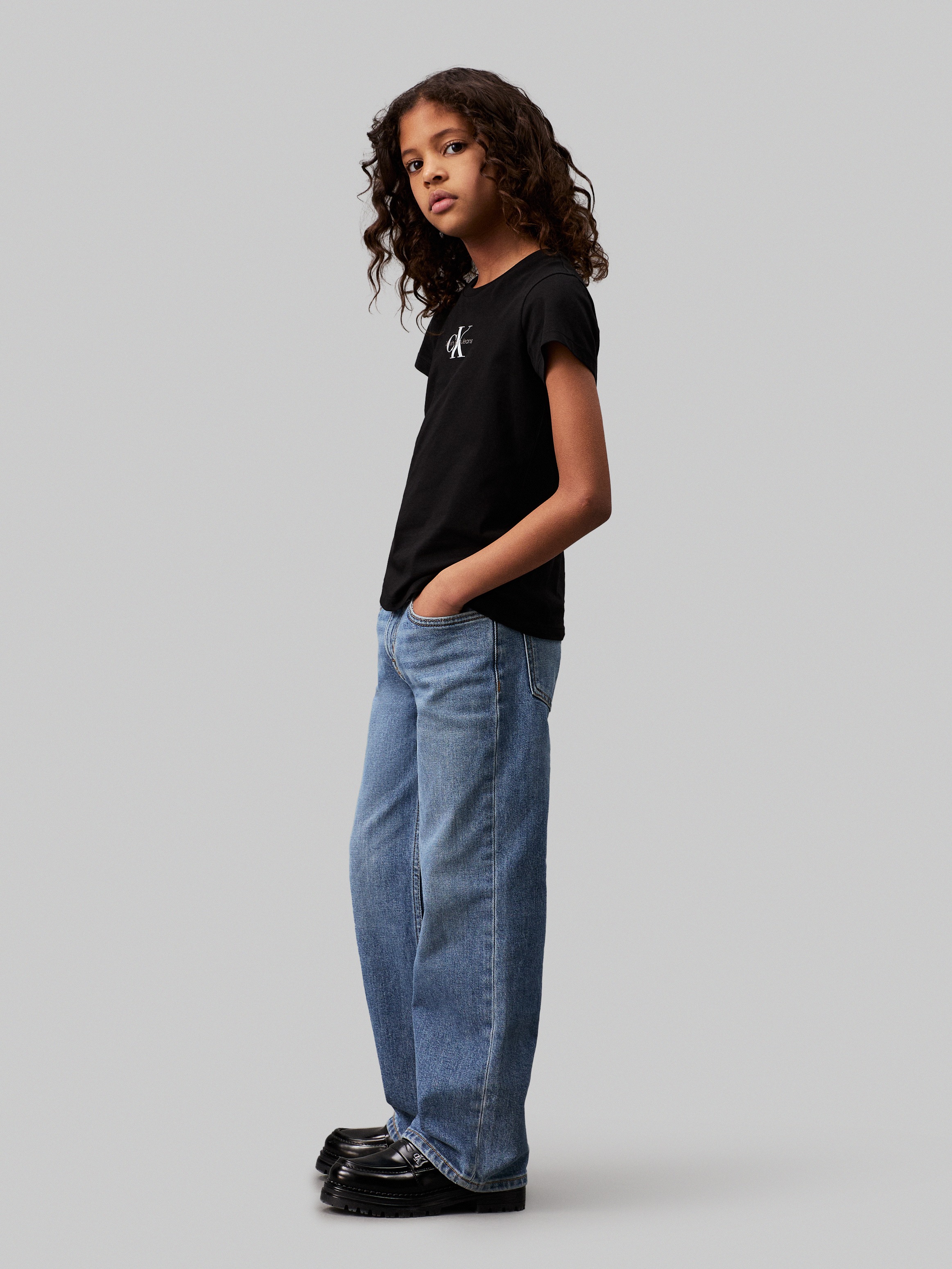 Calvin Klein Jeans T-Shirt »MICRO MONOGRAM TOP«, für Kinder bis 16 Jahre