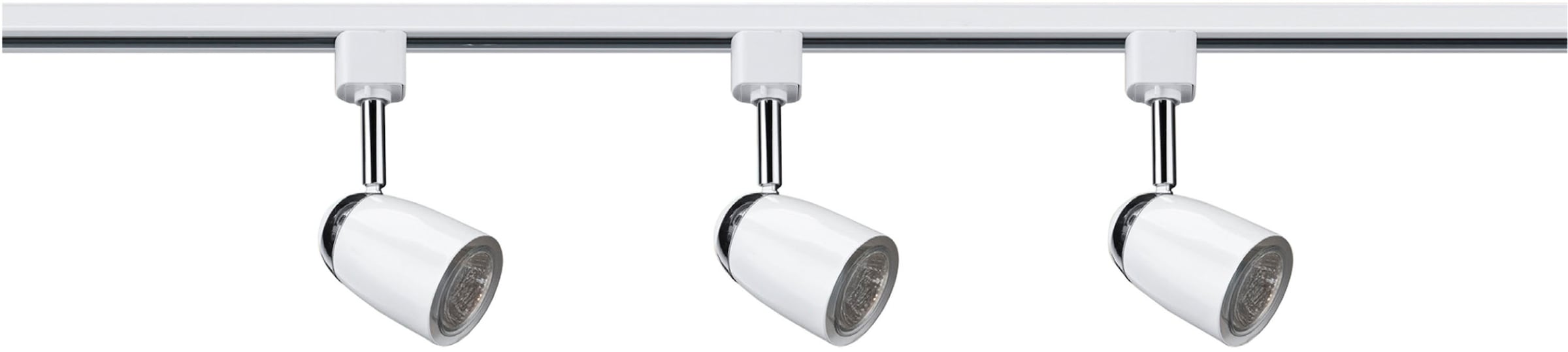 Searchlight LED Deckenspots »Track & Spot Pack - 3 LED Spots, 1 m Gleis, 2-Wege-Anschluss« GU10 1 Stk.