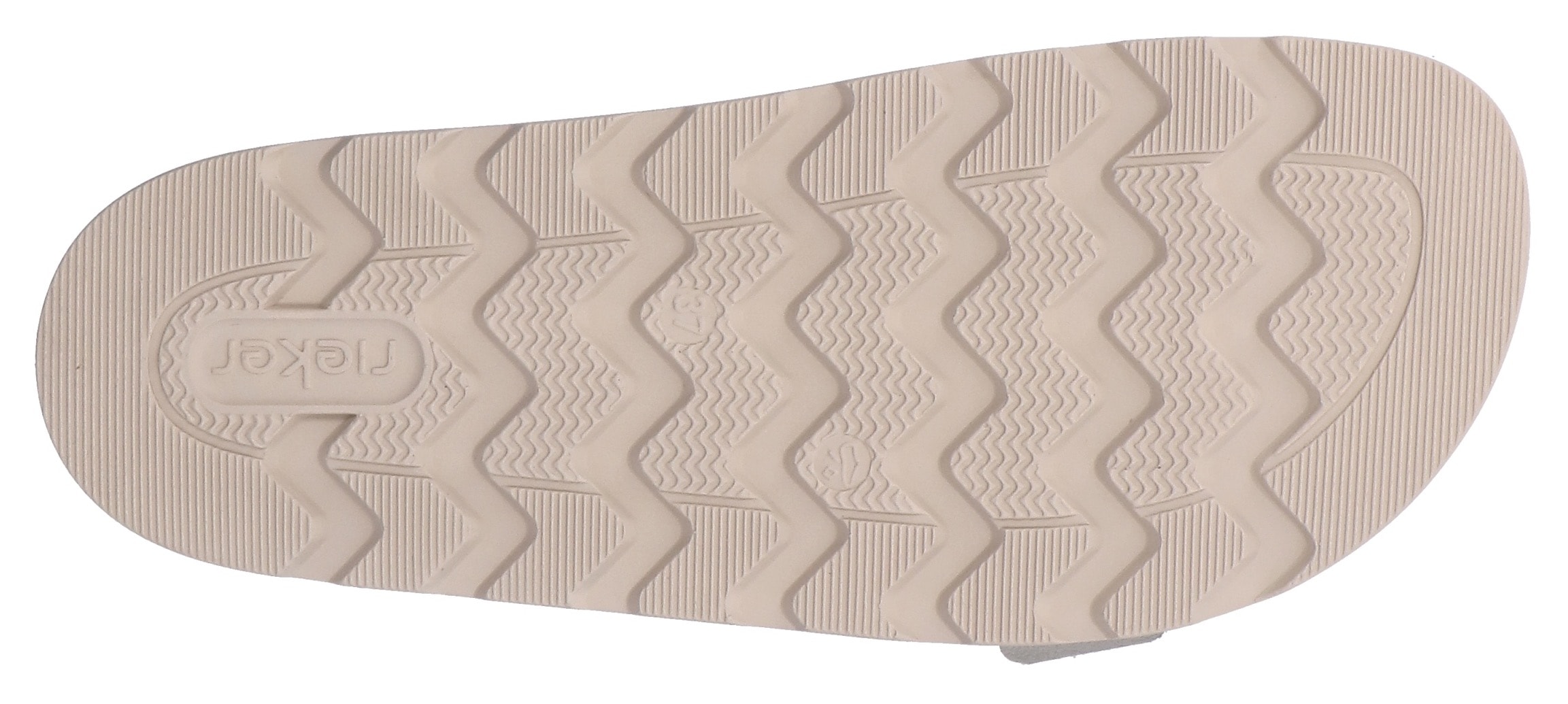 Rieker Pantolette  Hausschuh, Sommerschuh, Strandschuh, Zweischnaller mit Softfußbett