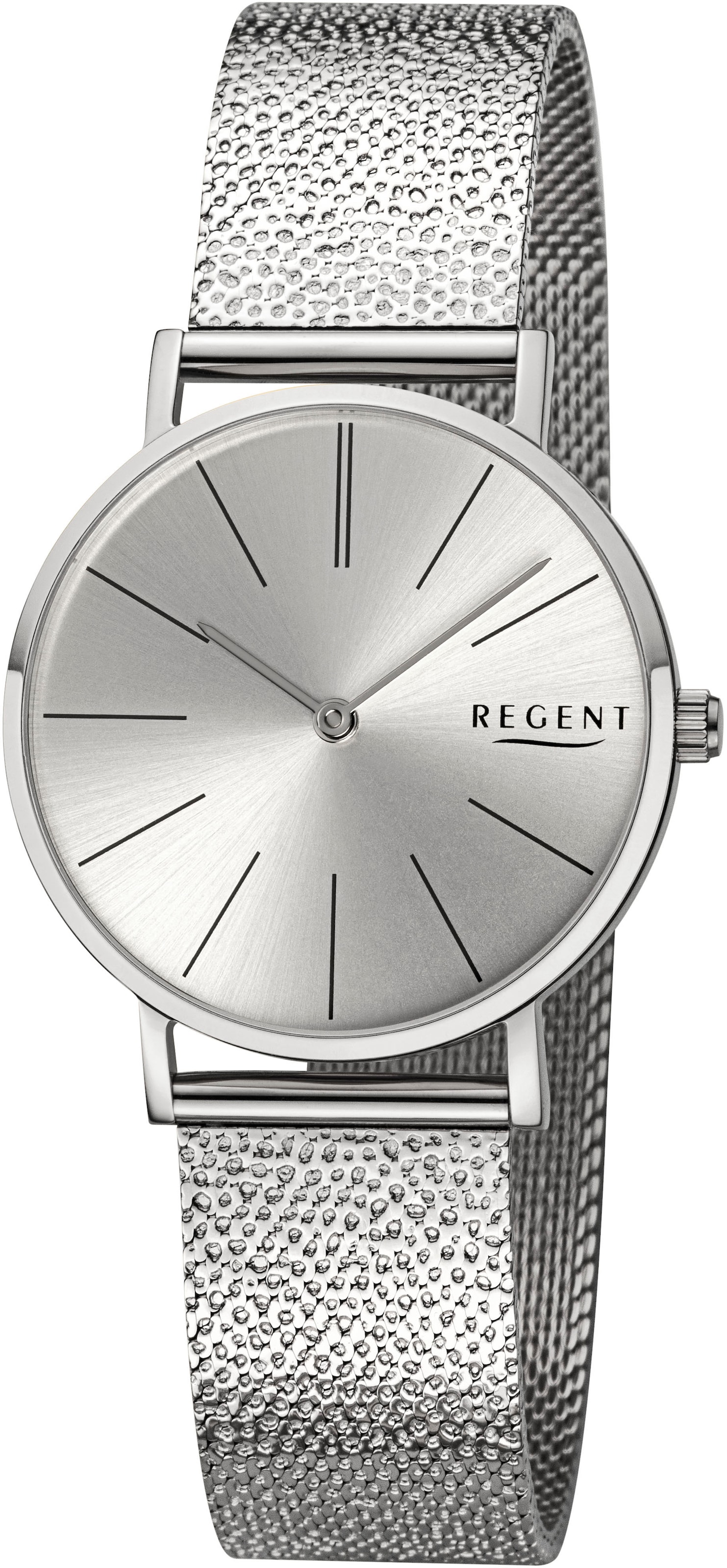 Regent Quarzuhr Armbanduhr Damenuhr Edelstahl...