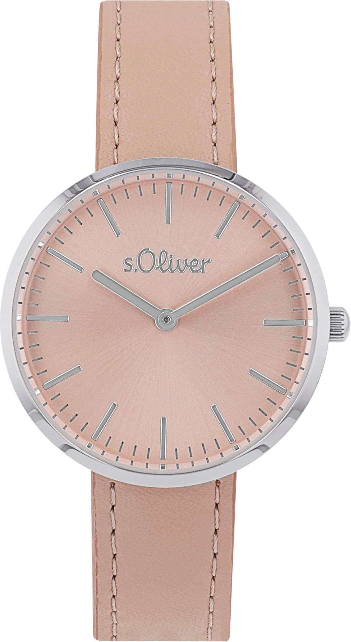 s.Oliver Quarzuhr Armbanduhr Damenuhr analog