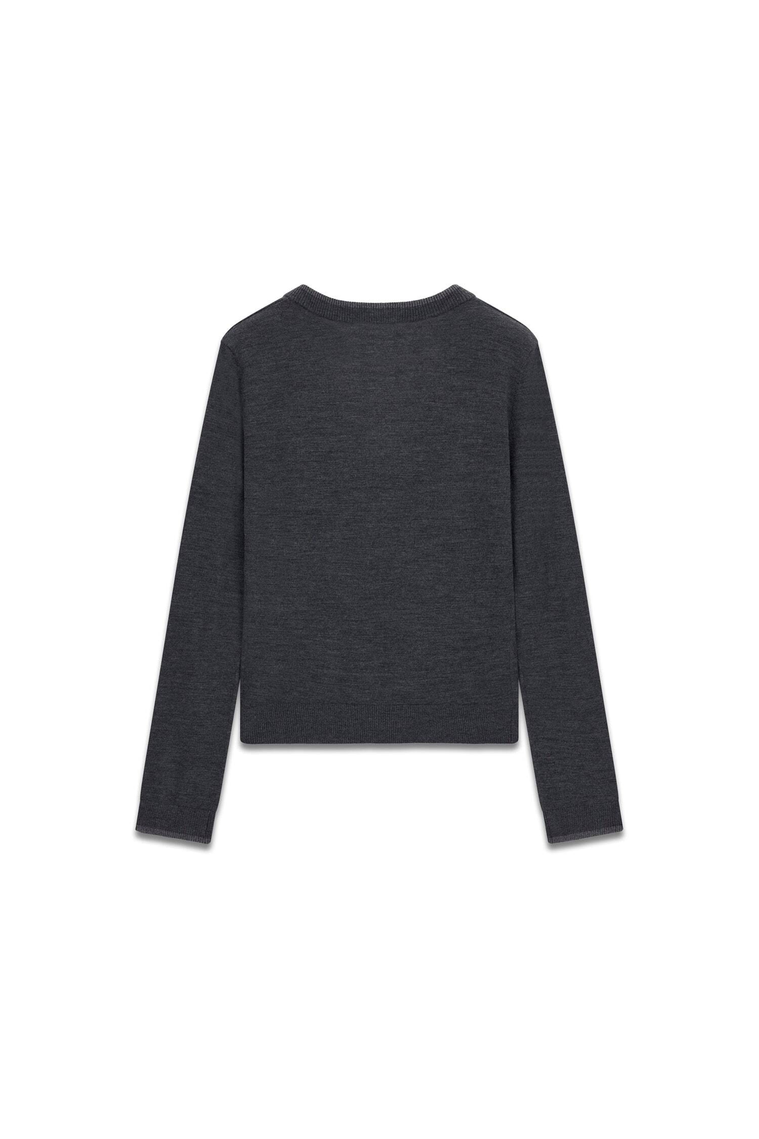 Guess Wollpullover »LS VN PRISCILLA SWTR« mit V-Ausschnitt, Merinowolle