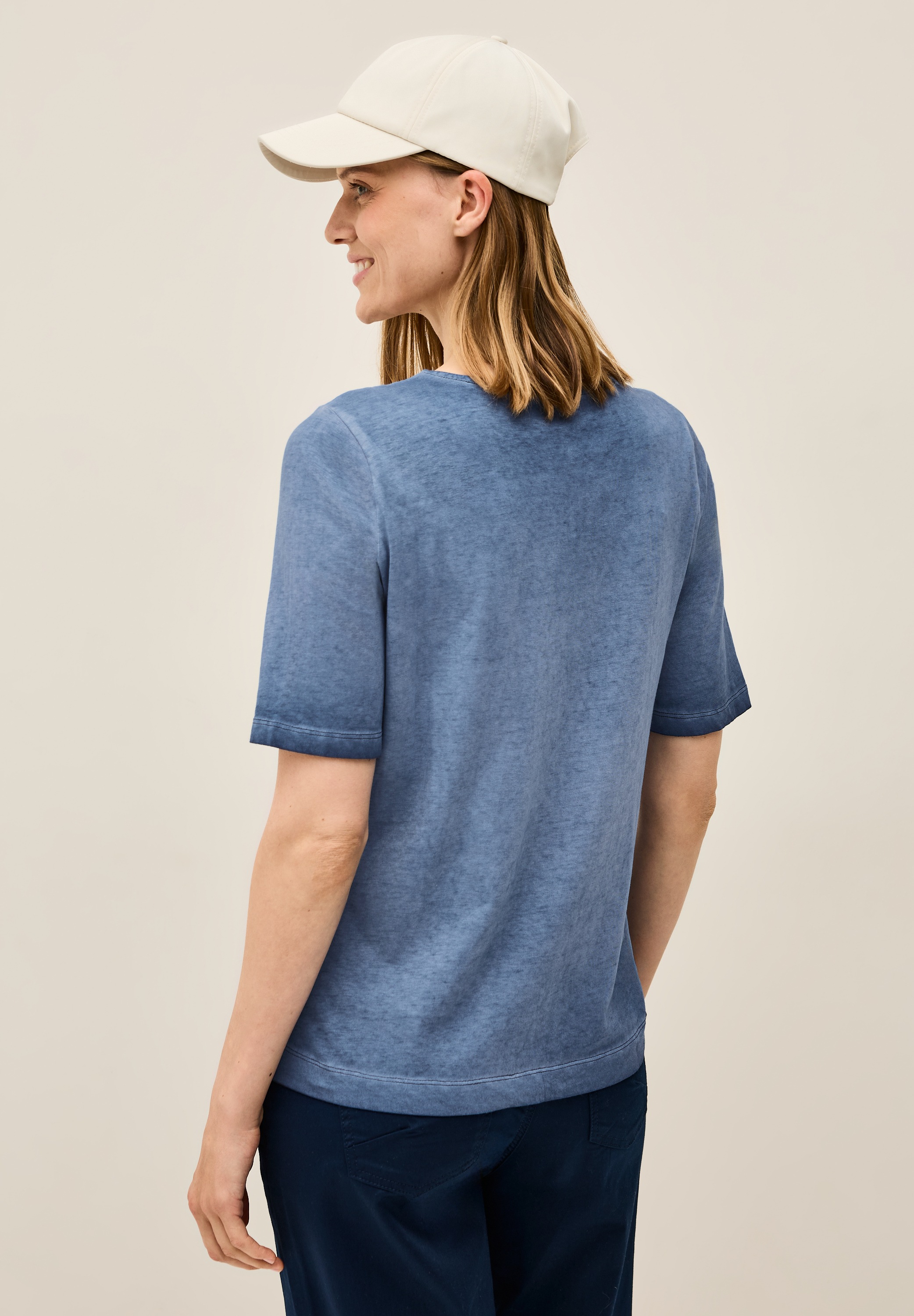 Cecil V-Shirt, aus reiner Baumwolle günstig online kaufen