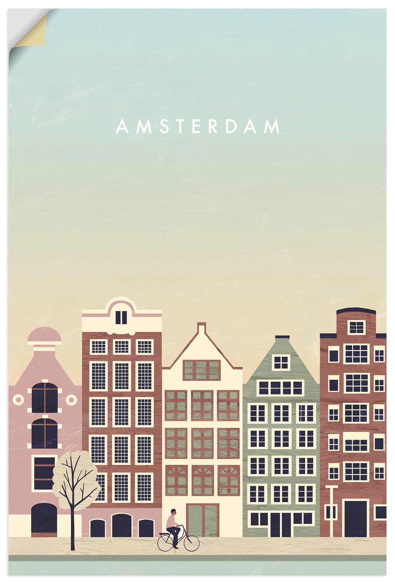 Artland Wandbild "Amsterdam" 1 Stk. tlg. als Alubild, Leinwandbild, Poster, Wandaufkleber in verschied. Größen