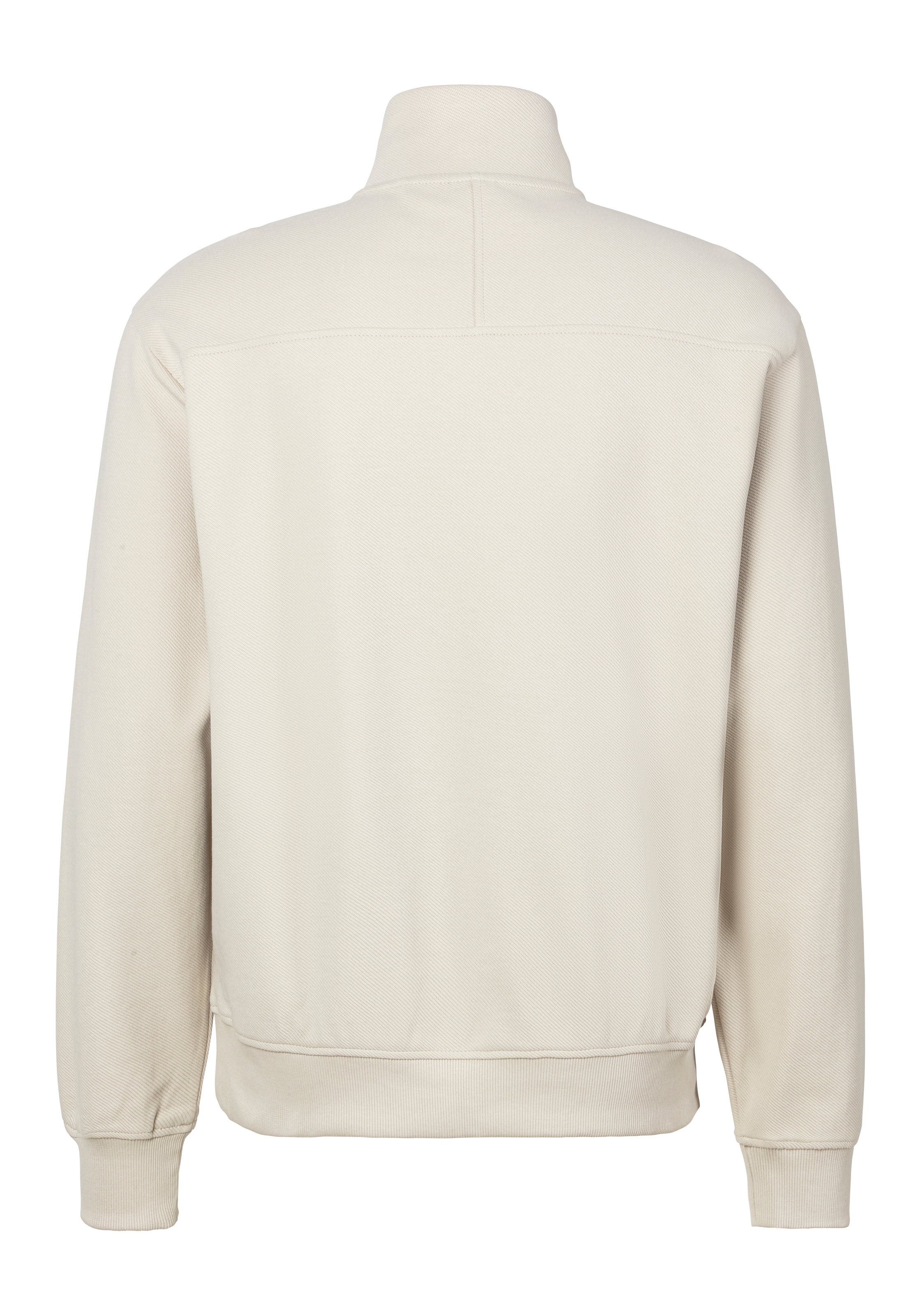 BOSS ORANGE Sweatshirt »Sweatshirt Ze Nylonhem«, mit Reißverschluss