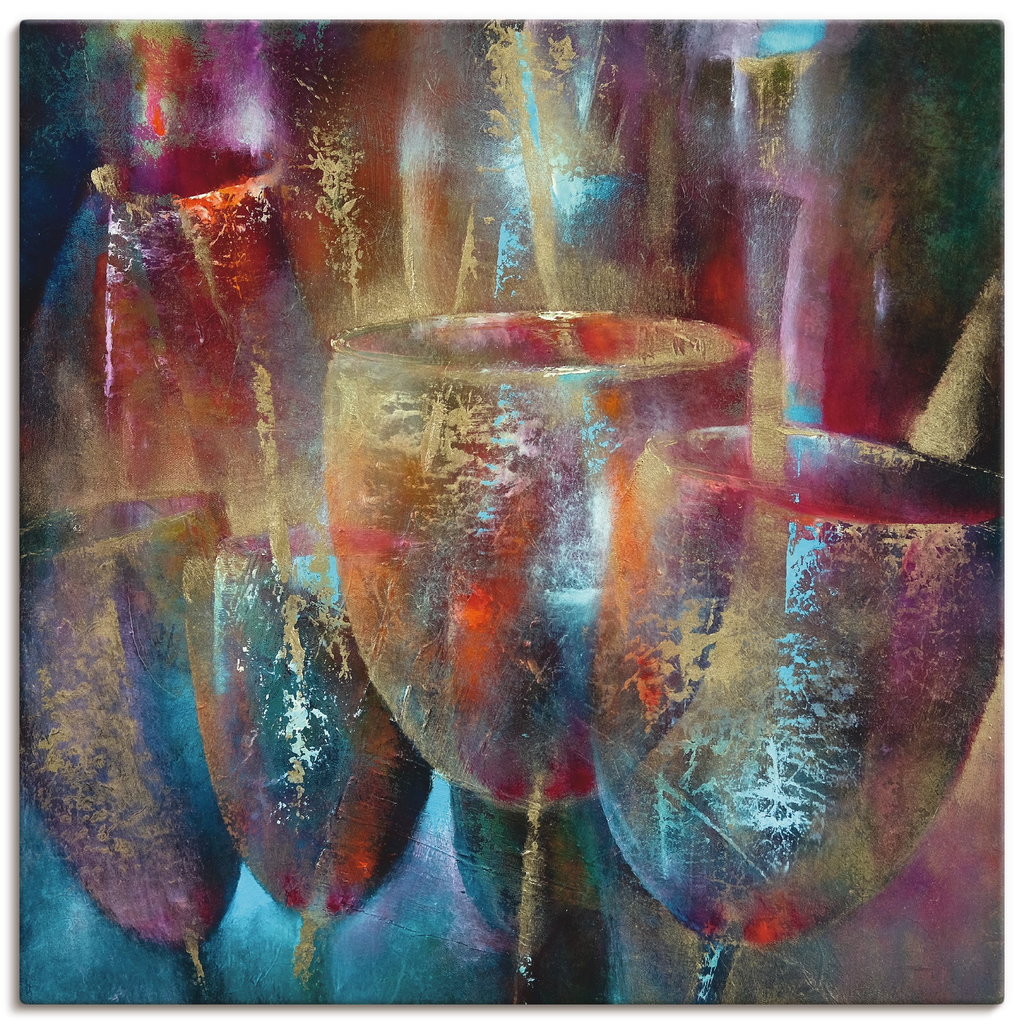 Artland "Reflektion" Arrangements 1 Stk. tlg. auf Holzrahmen gespannt günstig online kaufen