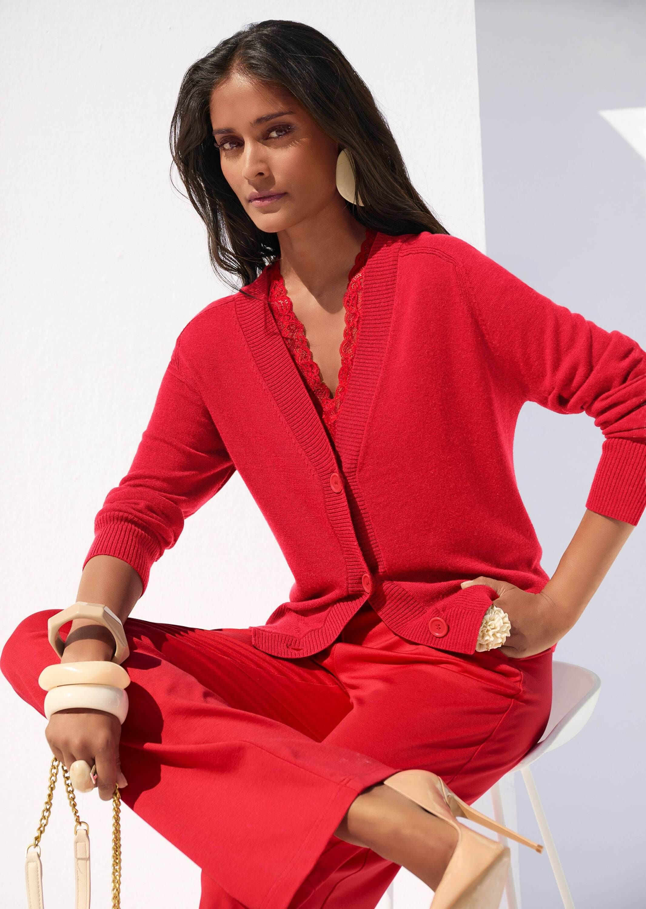 MADELEINE Strickjacke »Strickjacke Kurze Strickjacke«