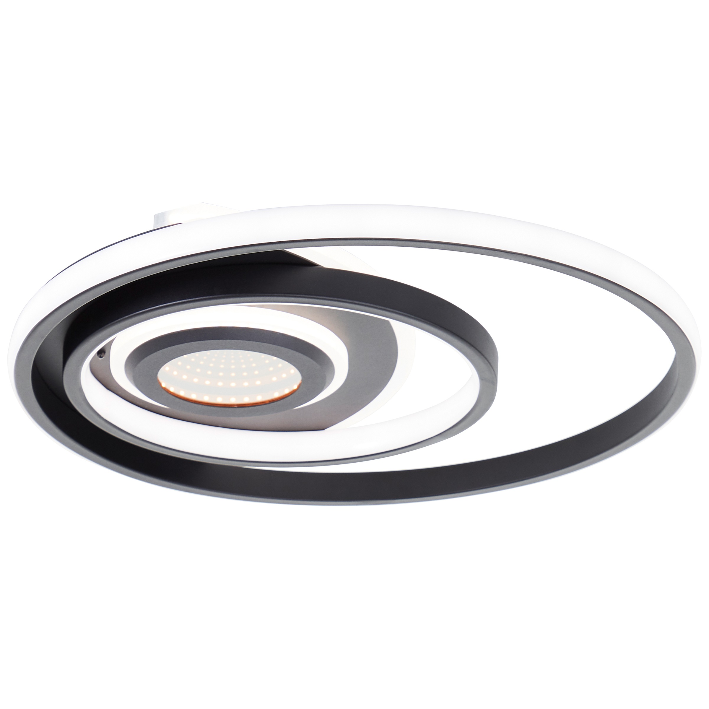 Brilliant LED Deckenleuchte »Opame«, Ø 41 cm, 4400 lm, dimmbar, 3000-6500 K, Fernbedienung, Metall, schwarz