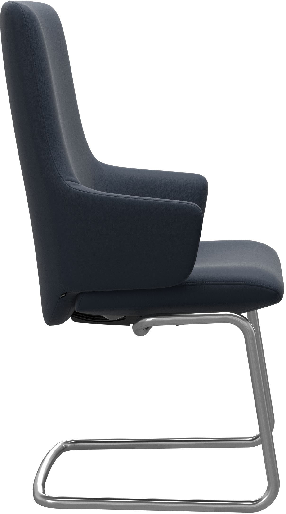 Stressless® Polsterstuhl »Laurel«, Leder PALOMA, High Back mit Armlehne, Größe L, mit Beinen aus Stahl in Schwarz matt