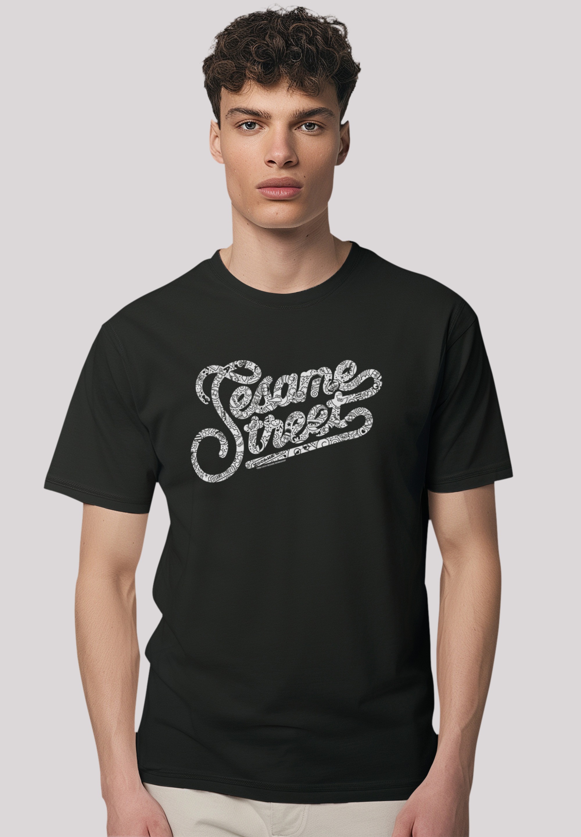 F4NT4STIC T-Shirt "Sesamstraße Lettering", Premium Qualität,Nostalgie, Fern günstig online kaufen