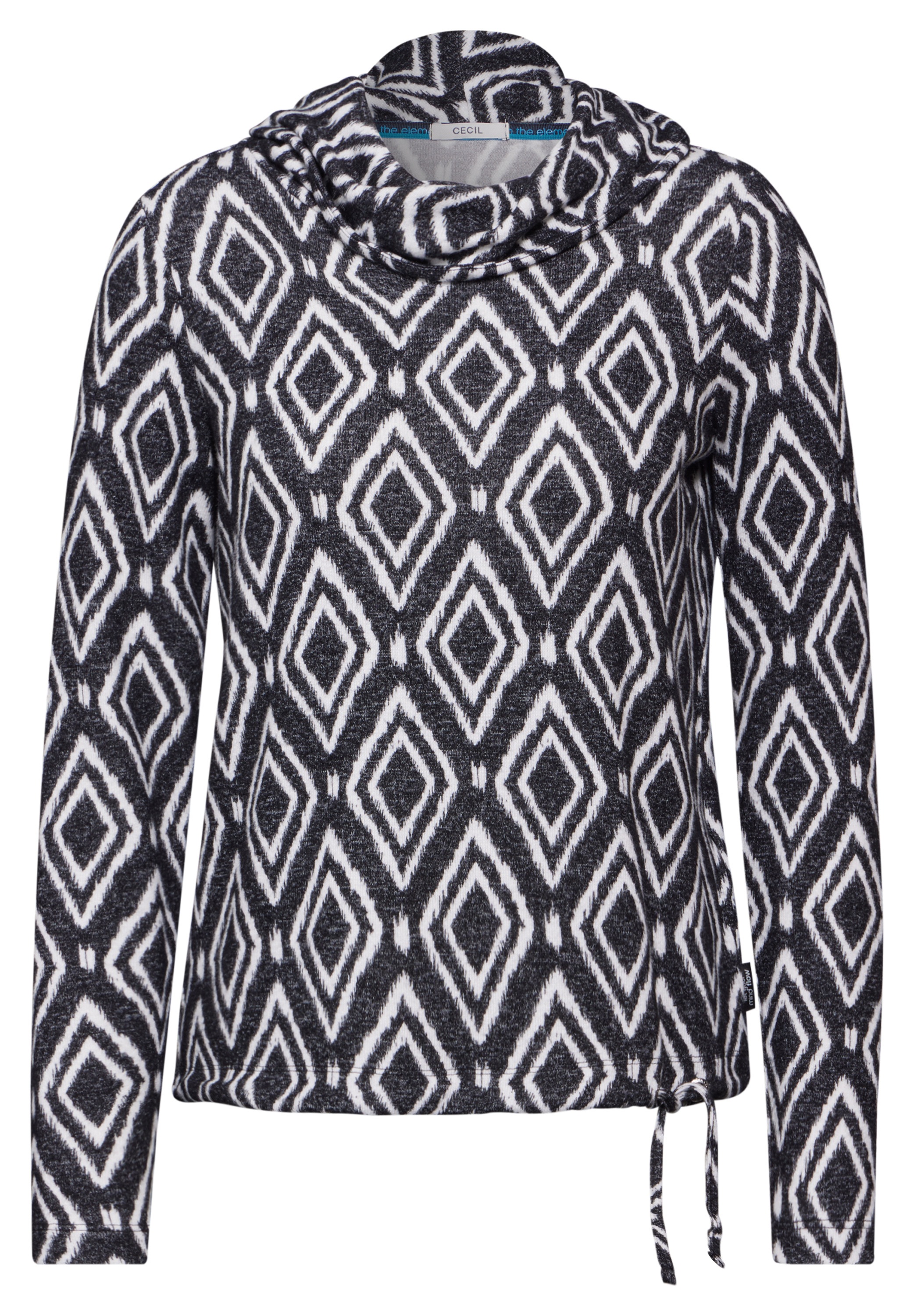 Cecil Langarmshirt, mit Tunnelzug am Saum