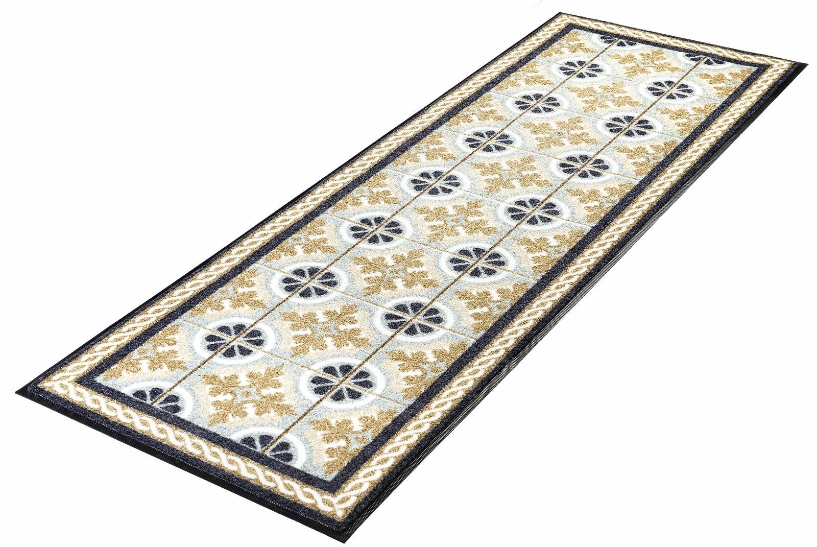 wash+dry by Kleen-Tex Läufer "Kitchen Tiles" rechteckig 7 mm Höhe Schmutzfangläufer, rutschhemmend, In- und Outddor geeignet, waschbar