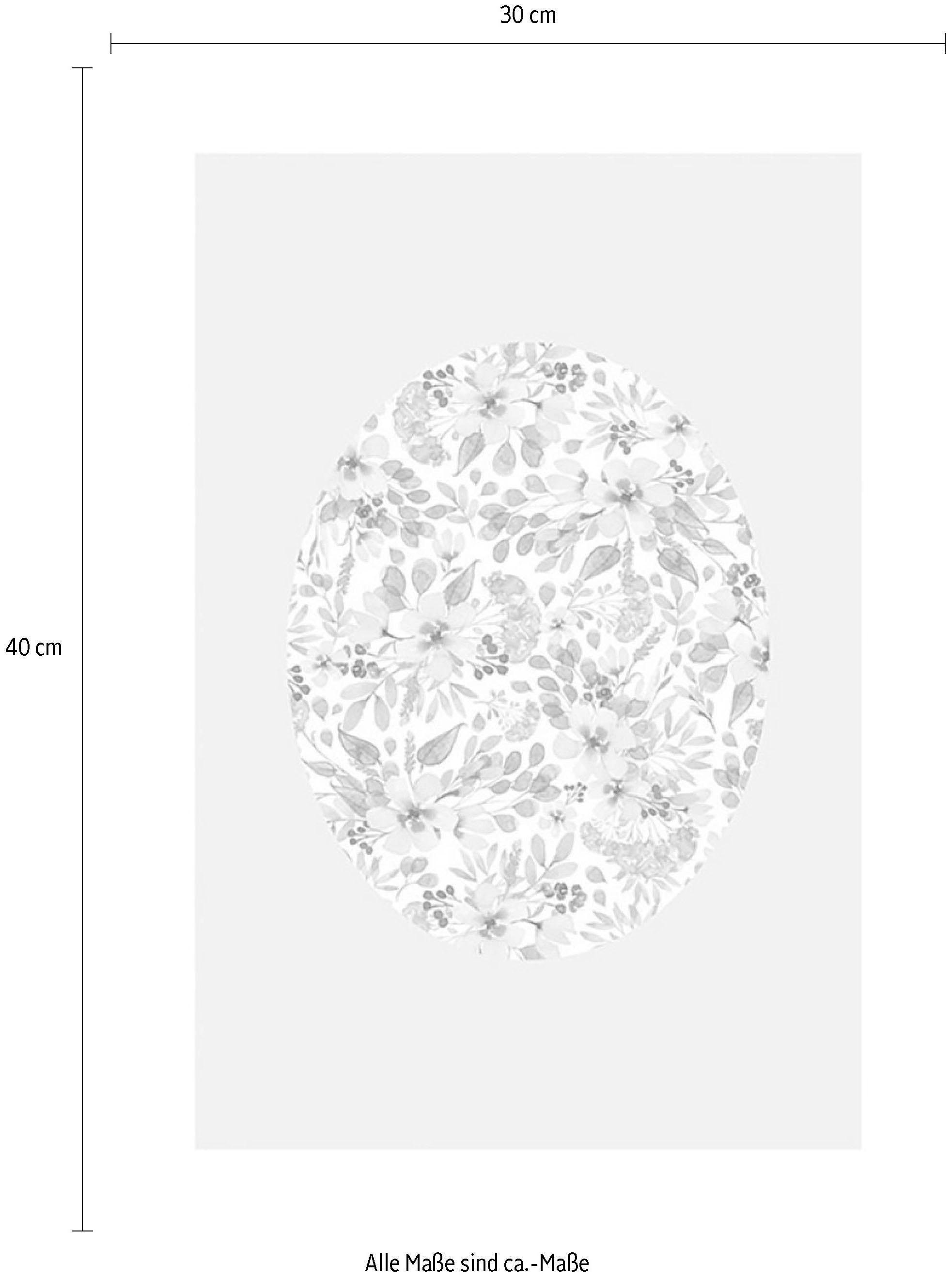 Komar Bild »Shelly Patterns Lavender« Blumen 1 Stk. tlg. Wandbild zur Dekoration - ohne Rahmen