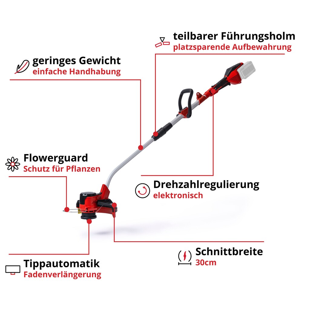 Einhell Akku-Rasentrimmer »GE-CT 36/30 Li E Solo«