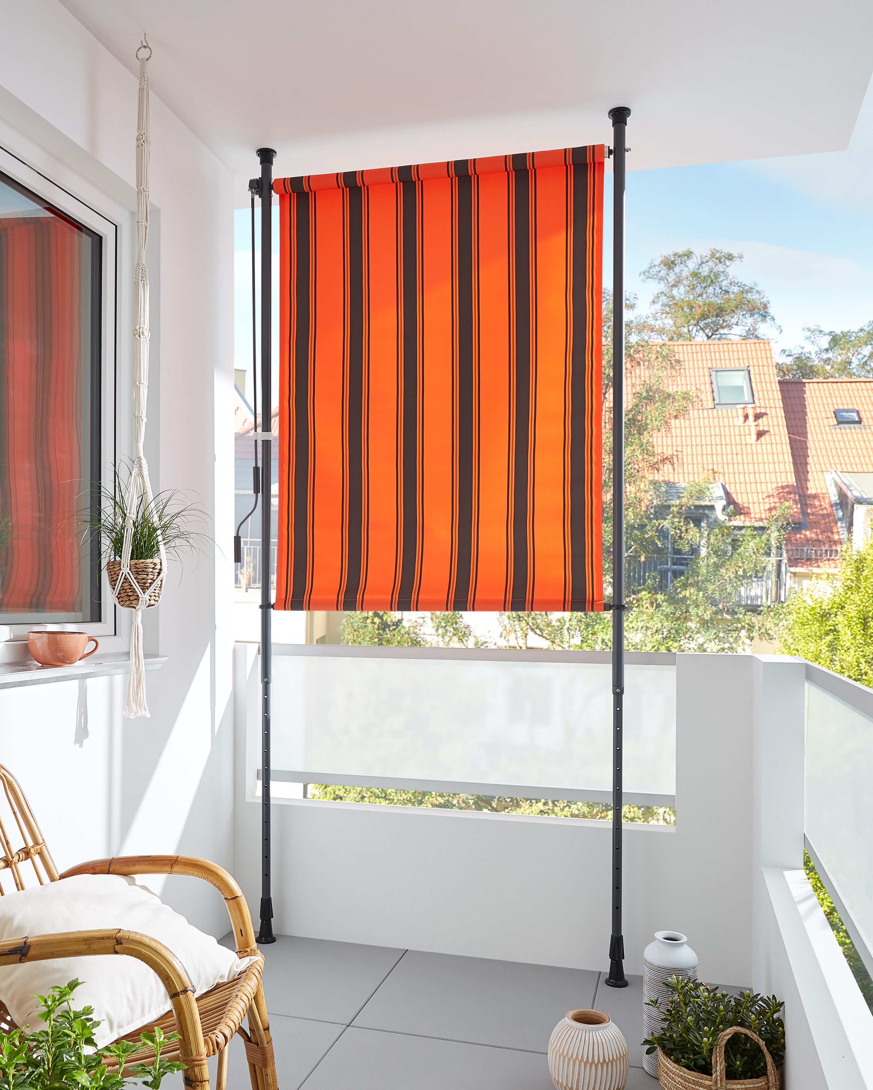 KONIFERA Senkrechtmarkise "Marbella Vista" BxH: 120x225 cm, mit Teleskop-Funktion