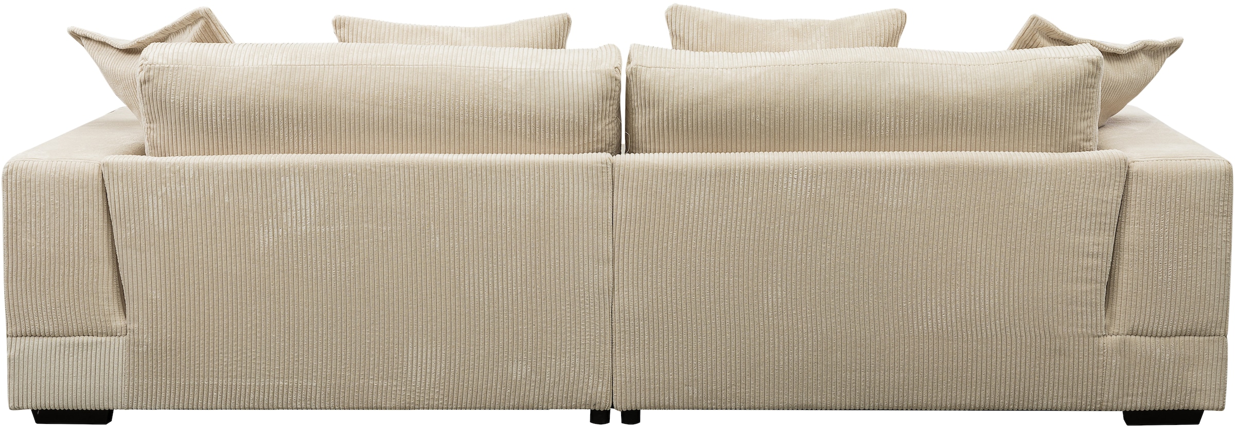 WERK2 Ecksofa »Eldorado L-Form«, Design Ecksofa, besonders weicher Sitzkomfort, extra breite Ottomane