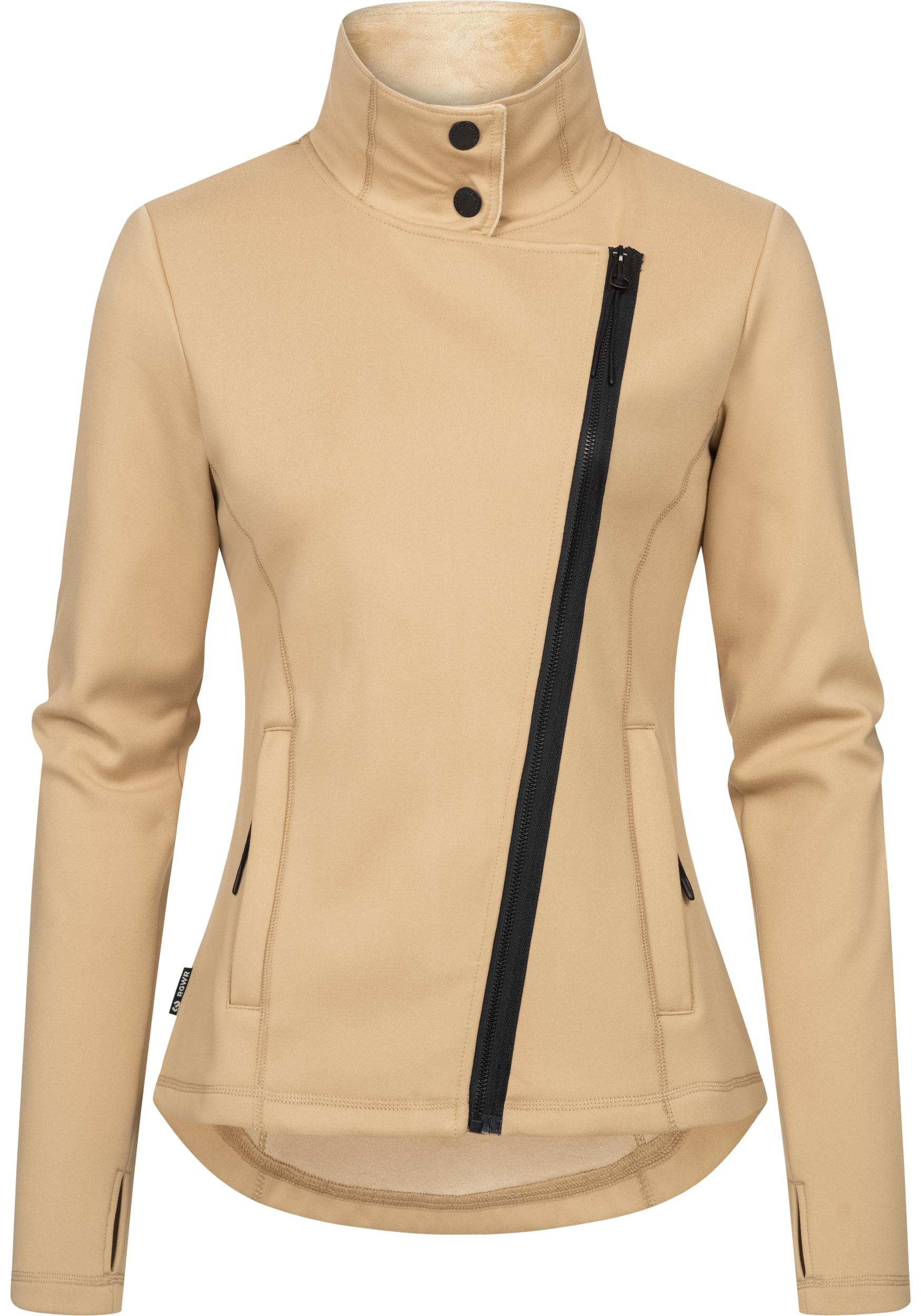 Ragwear Sweatjacke »Saskie«, Modische Damen Kapuzenjacke mit kuschlig weichem Innenfutter