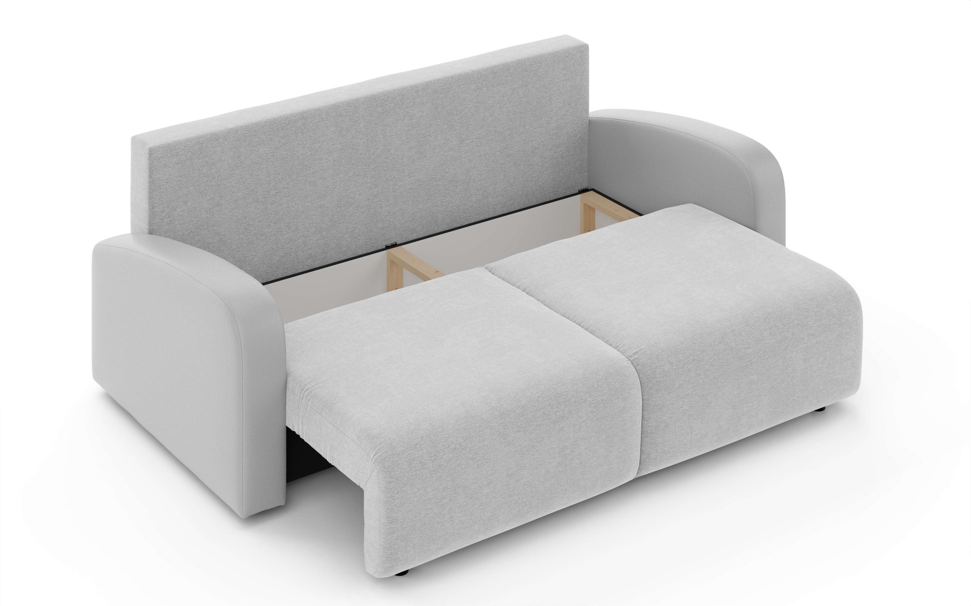 INOSIGN 3-Sitzer »JIGGS wahlweise Schlafsofa mit Bettkasten, Maße B/H/T: 228/96/110 cm«, Sofa mit Wellenunterfederung, enthält 2 Rückenkissen und 2 Zierkissen