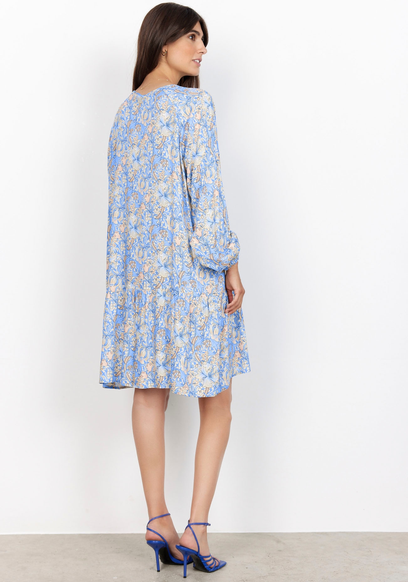 soyaconcept Druckkleid »SC-KRAKA 2«, mit Volant