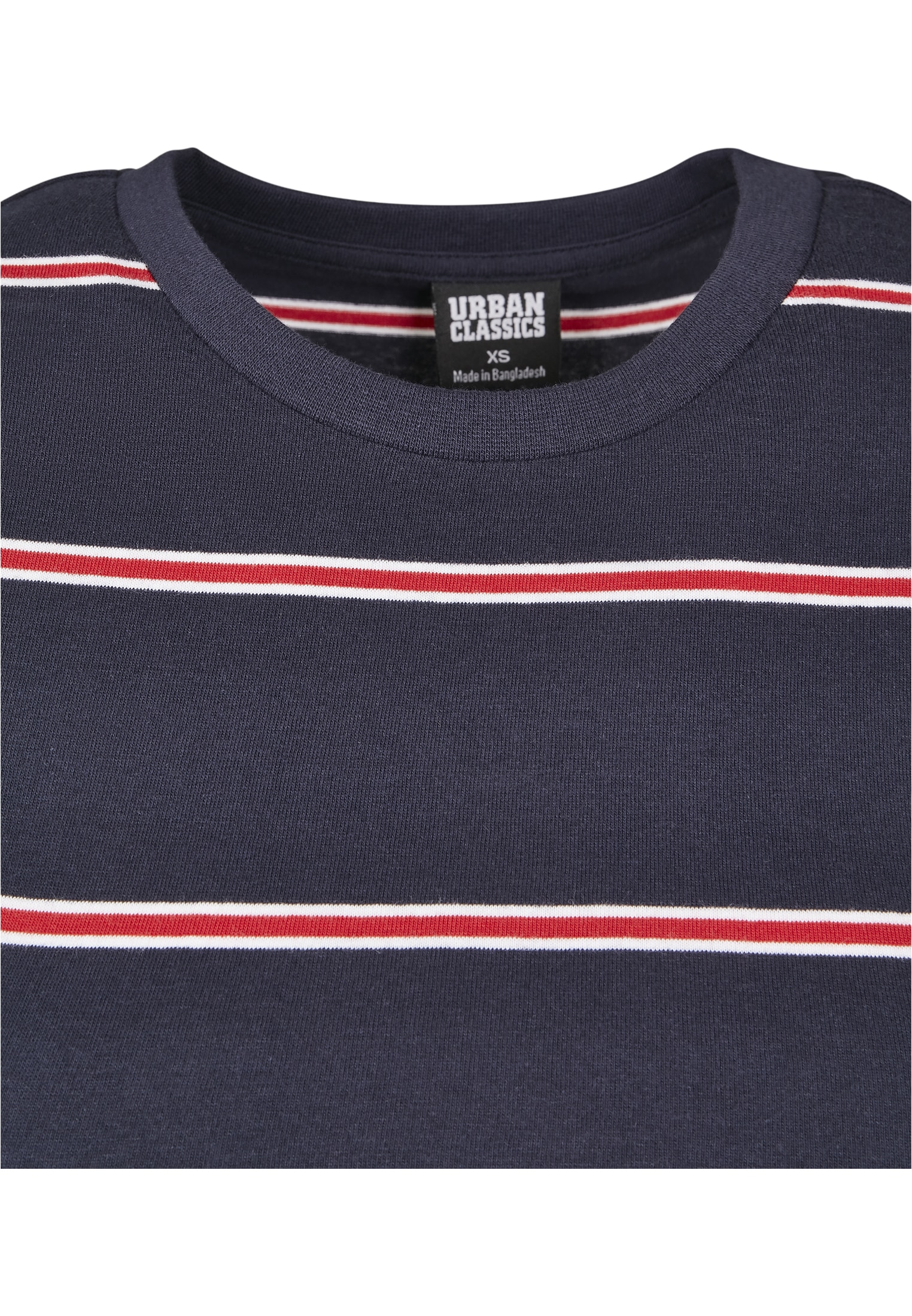 online tlg.) Stripe | »Damen (1 bestellen CLASSICS Ladies Skate URBAN Yarn T-Shirt Tee«, BAUR Cropped Dyed