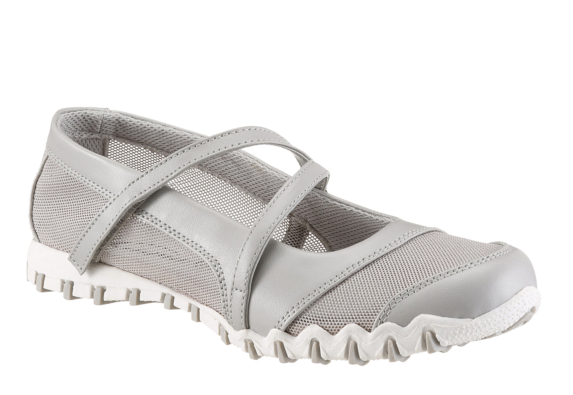 Ballerina, Spangenschuh, Slipper, Slip-On Sneaker in sportiver Optik