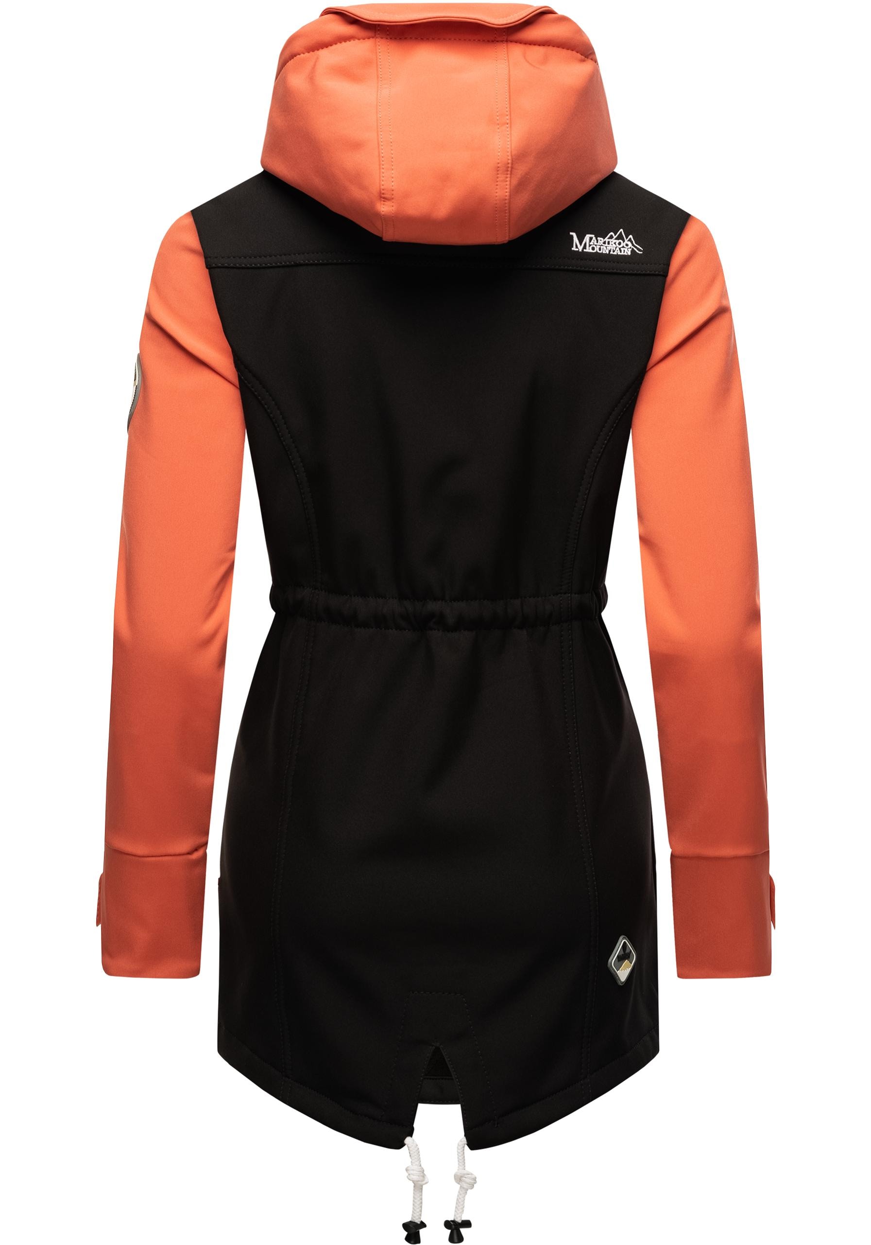 Marikoo Funktionsmantel »Zimtzicke«, Wasserdichter Softshell Parka mit Kapuze
