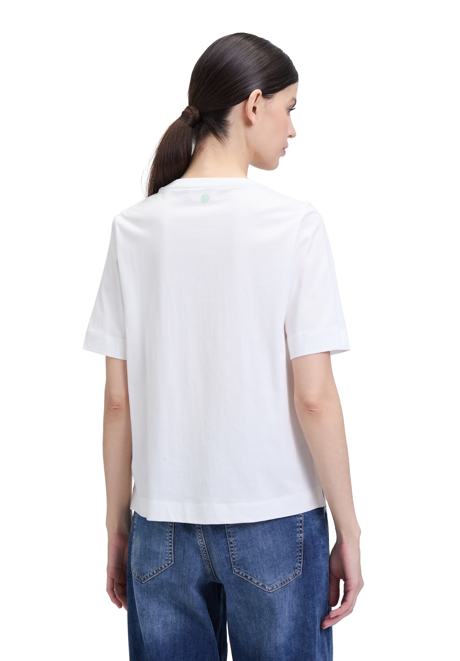 Cartoon Kurzarmshirt »Cartoon Halbarm-Shirt mit Rundhalsausschnitt«, (1 tlg.), Stickerei