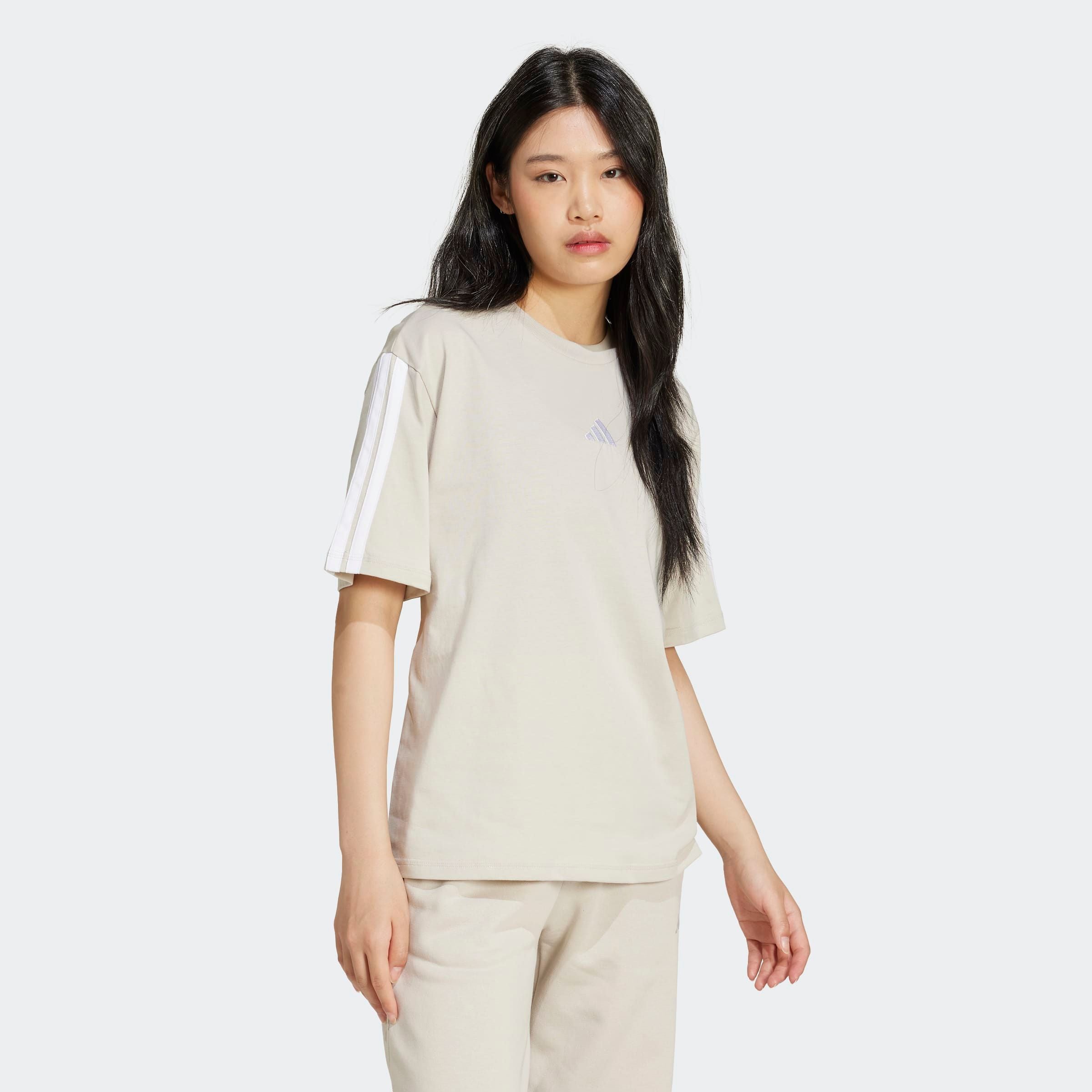 adidas Sportswear "W 3S SJ BF T" lockere Passform, Kurzarmdesign, sportlich günstig online kaufen