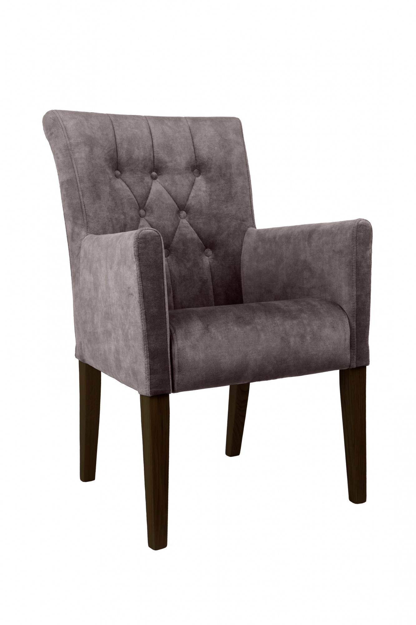 Home affaire Armlehnstuhl "Cortega Esszimmerstuhl mit Knopfheftung" () 1 St günstig online kaufen