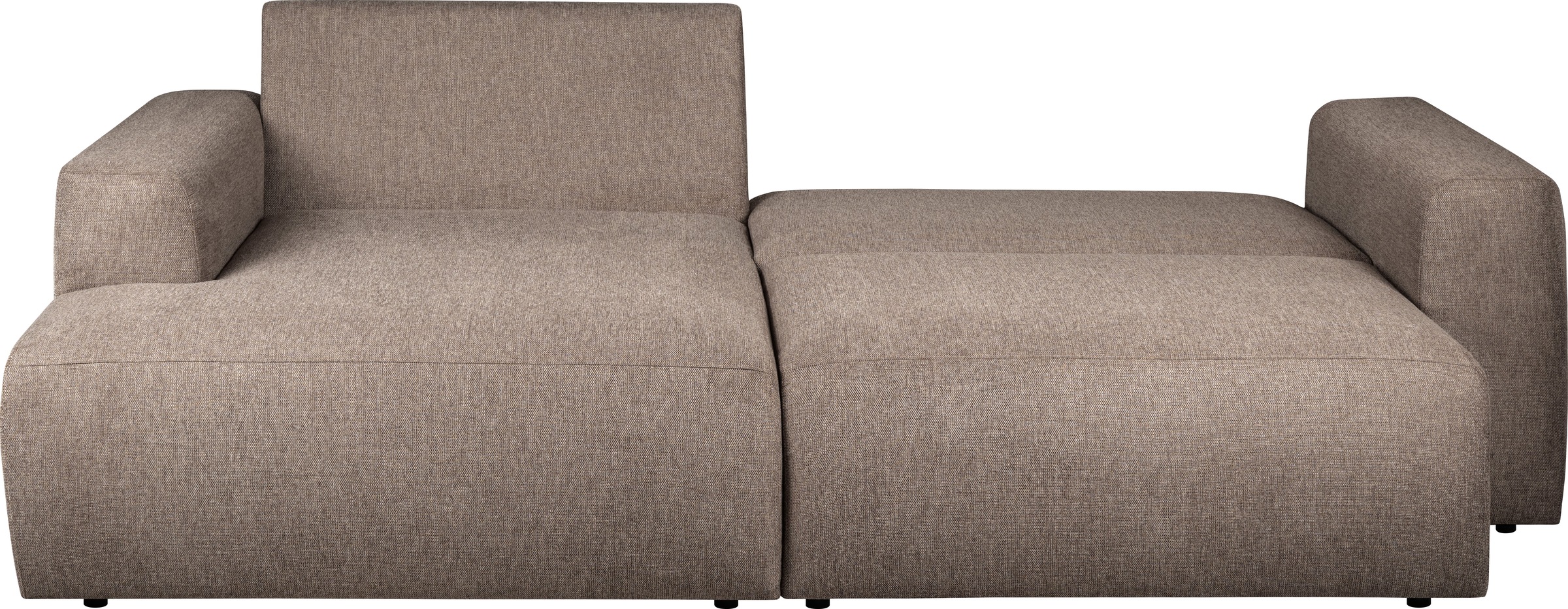 Home affaire Schlafsofa »Noord Schlafecksofa, Breite 250 cm« Cord, Struktur, Webstoff, mit Wellenunterfederung, Massivholzrahmen