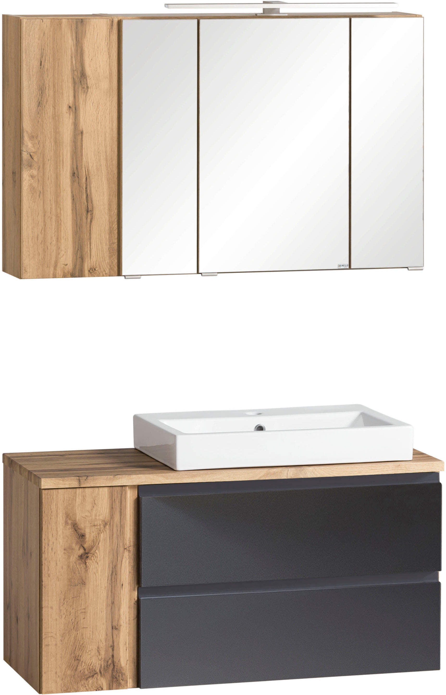 welltime Badmöbel-Set "Sölden" 2 Stk. tlg. günstig online kaufen