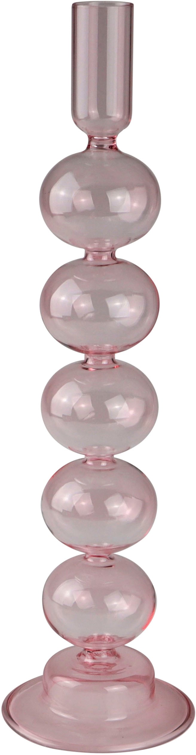 AM Design Kerzenleuchter "Stabkerzenhalter aus Glas" Höhe ca. 30 cm