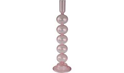 Kerzenleuchter »Stabkerzenhalter aus Glas«, (Set, 2 St.), Höhe ca. 30 cm