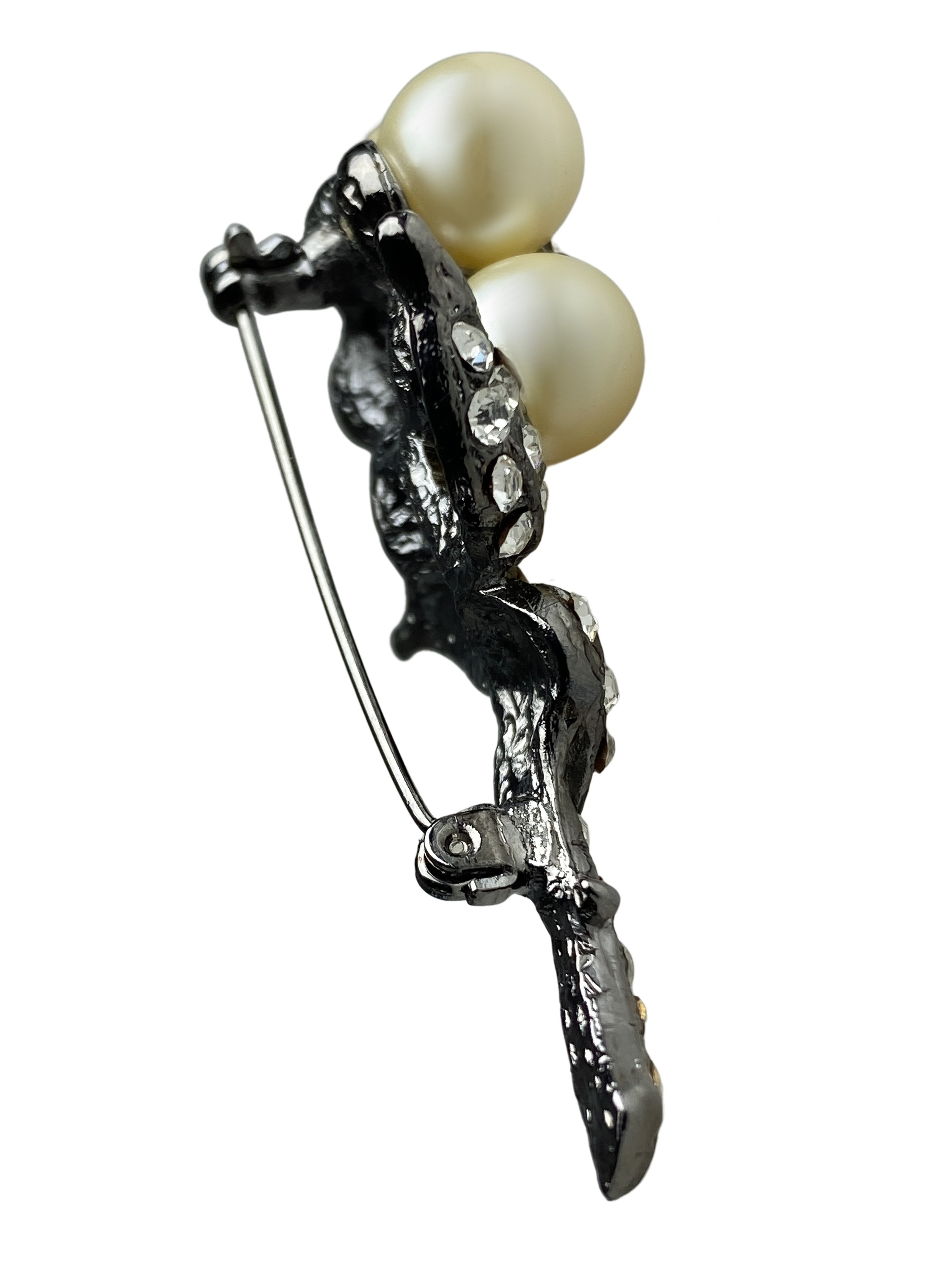 COLLEZIONE ALESSANDRO Brosche »Blume«, mit Glassteinen