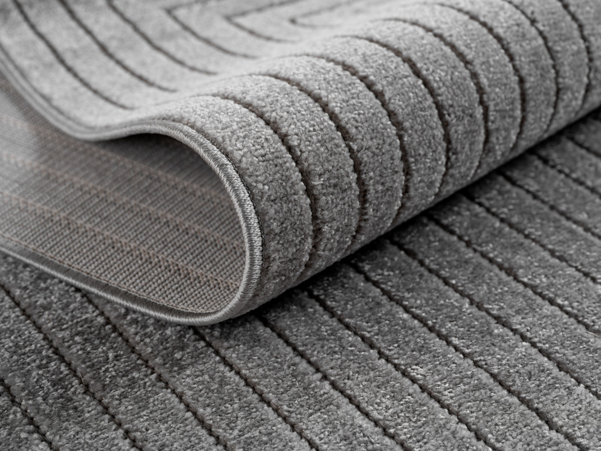 Outdoorteppich AYYILDIZ TEPPICHE "NOVA 1202", silber, B:140cm H:5mm L:200cm, Polypropylen, Teppiche, Outdoorteppich, Läufer, In und Outdoor, Hoch Tief Effekt, Wohnzimmer, Aussenbereich 3