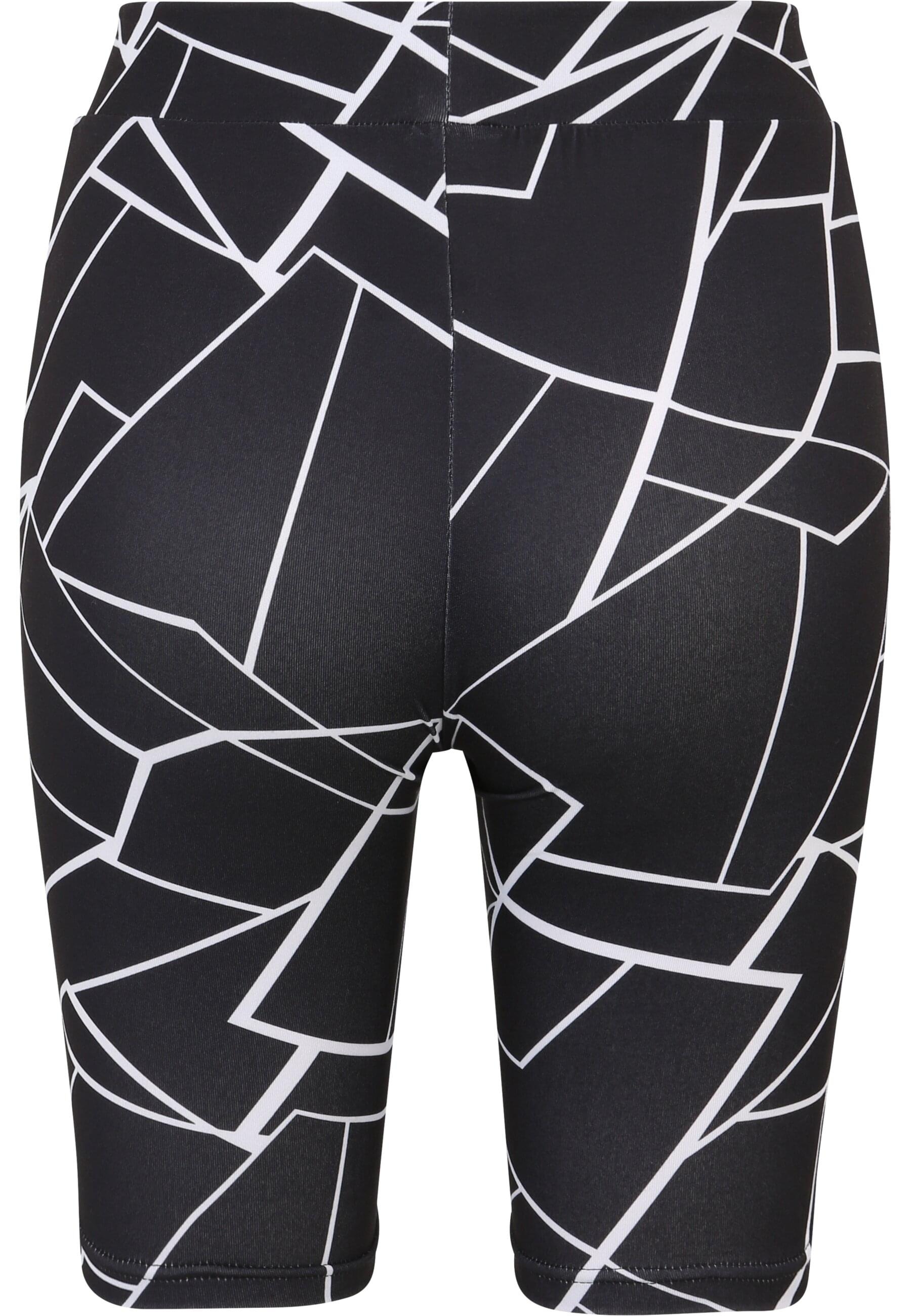 URBAN CLASSICS Stoffhose "Urban Classics Damen Ladies AOP Cycle Shorts 2-Pa günstig online kaufen