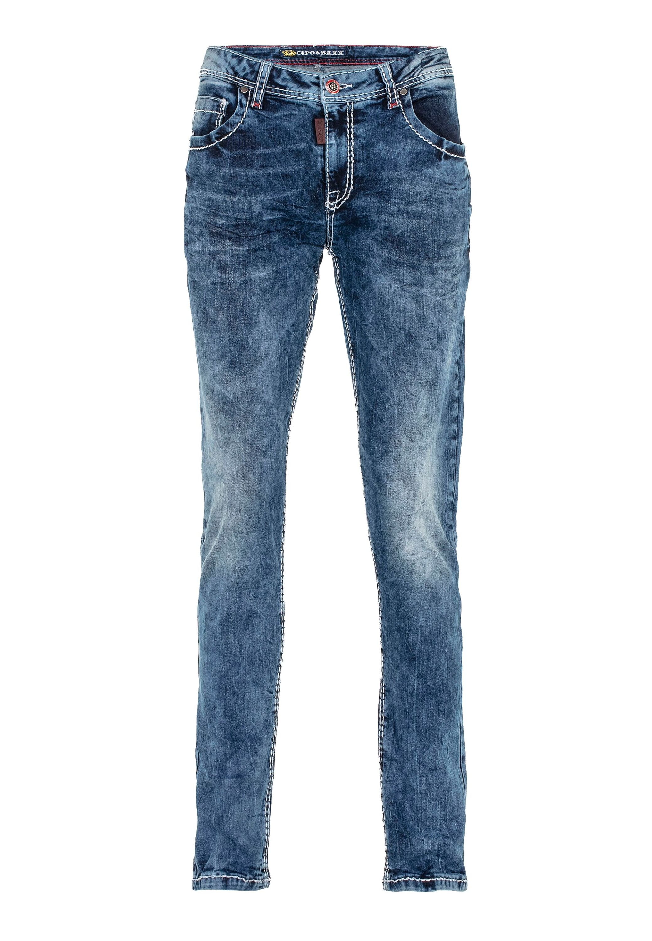 Cipo & Baxx 5-Pocket-Jeans »DENIM«, bequeme Jeans in klassischem Design, CD588