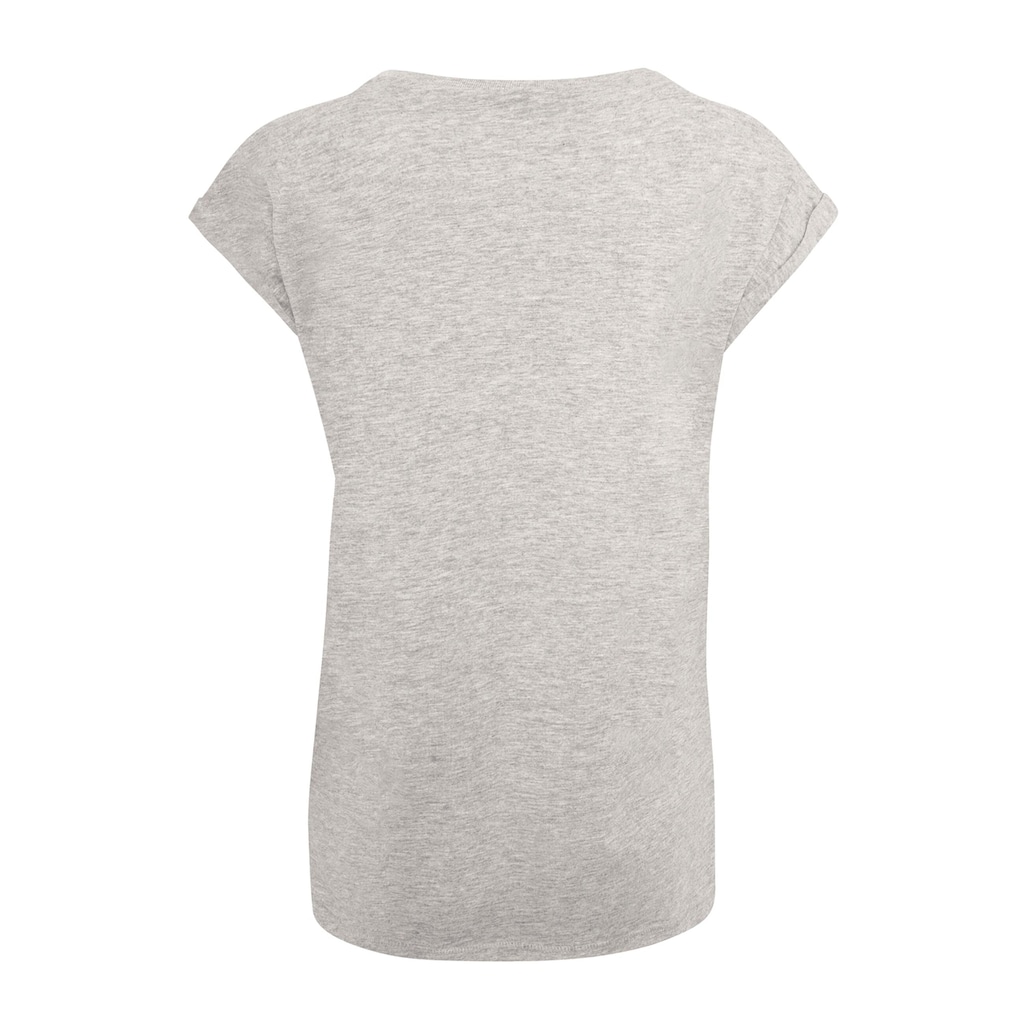 MisterTee T-Shirt »MisterTee Damen Ladies One Line Extended Shoulder Tee«, (1 tlg.)
